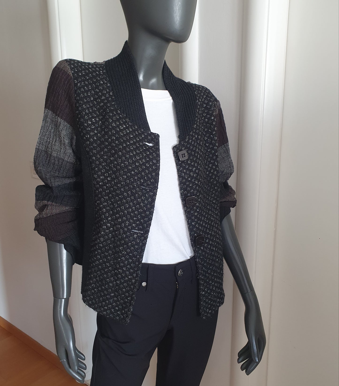 KELLO vunena jakna danskog brenda od kombiniranih materijala/uzoraka