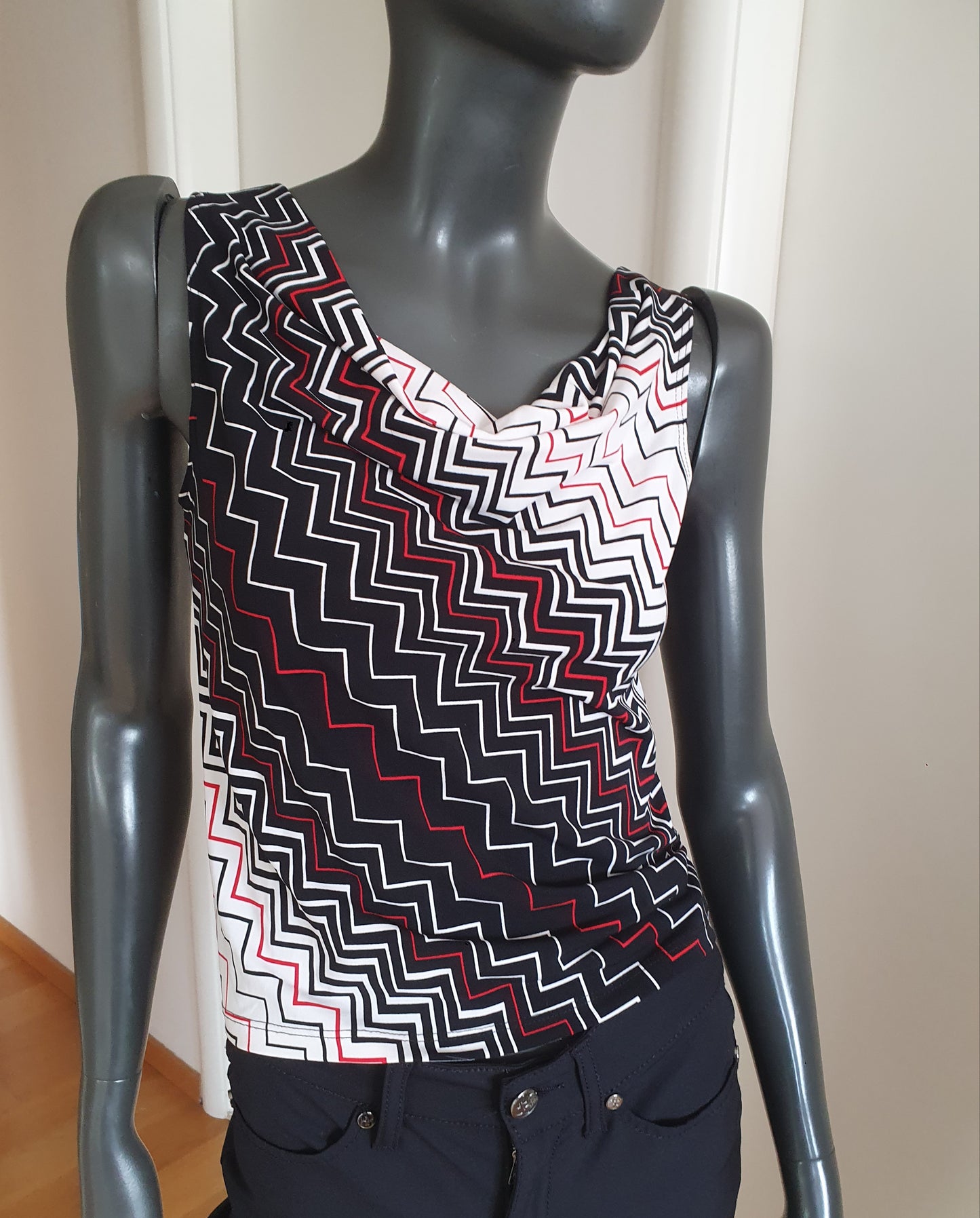 CHEROY vintage zig-zag top