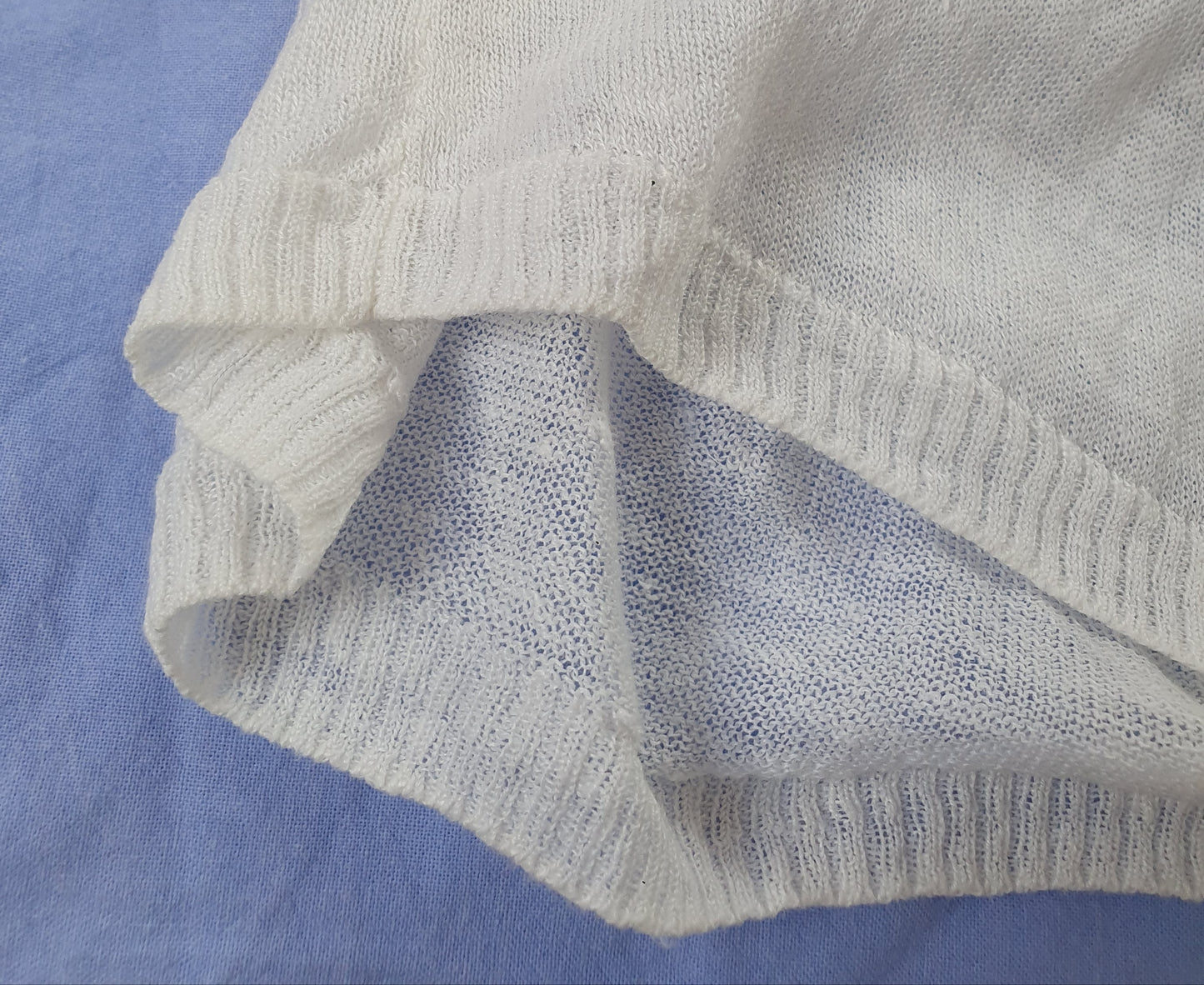 ADOLFO DOMINGUEZ bijela lanena wrap bluza/pokrivalo