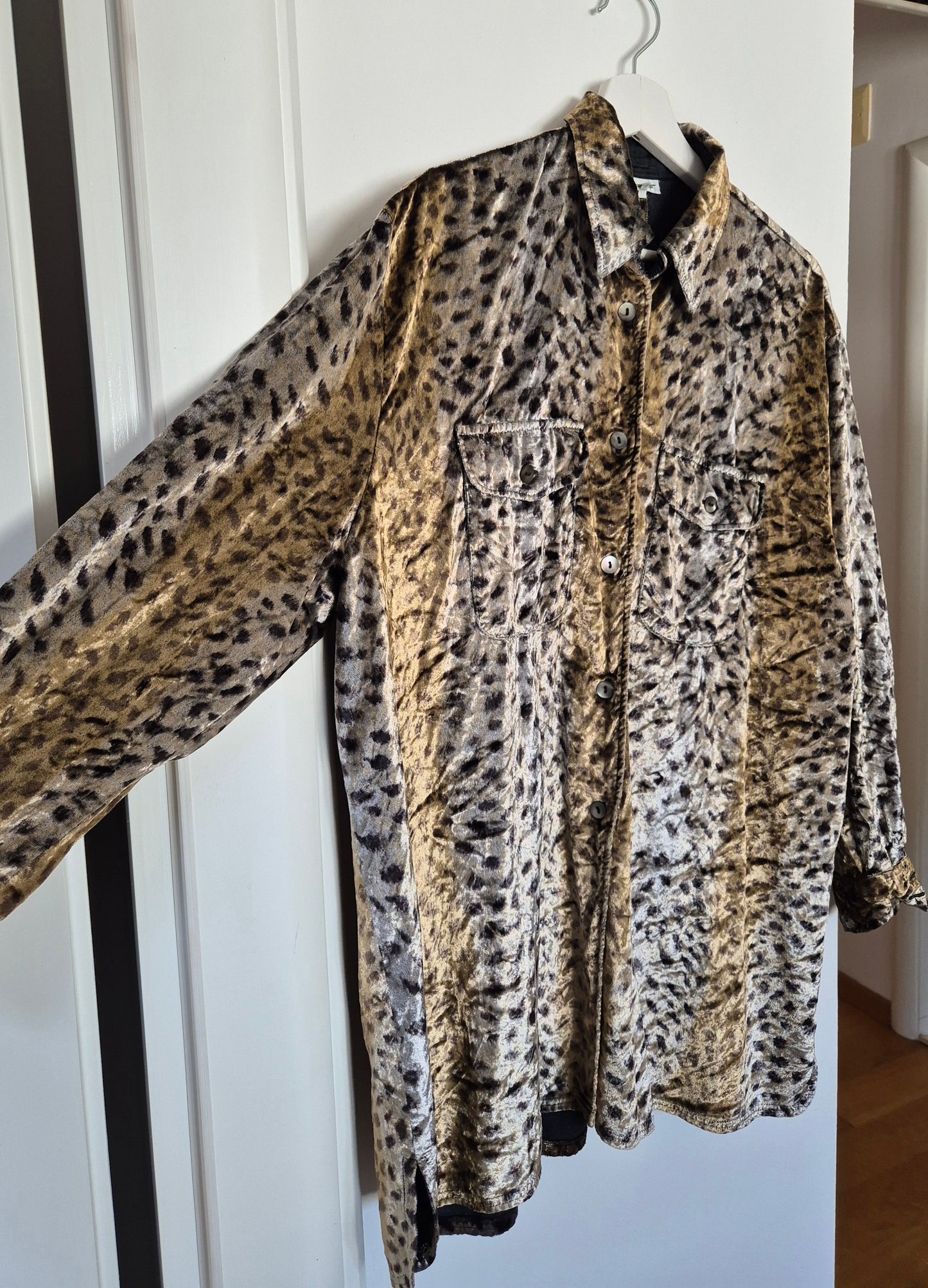 OTTO KERN dizajnerska pliš košulja/overshirt/jakna 🐆