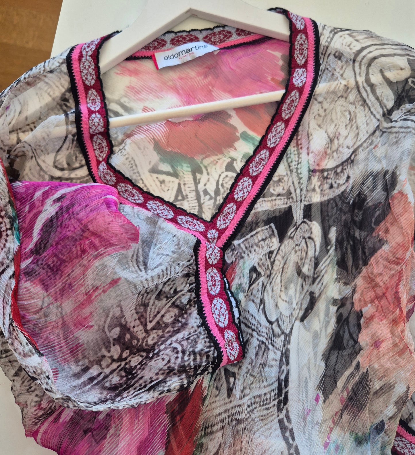 ALDO MARTINS bluza, svila