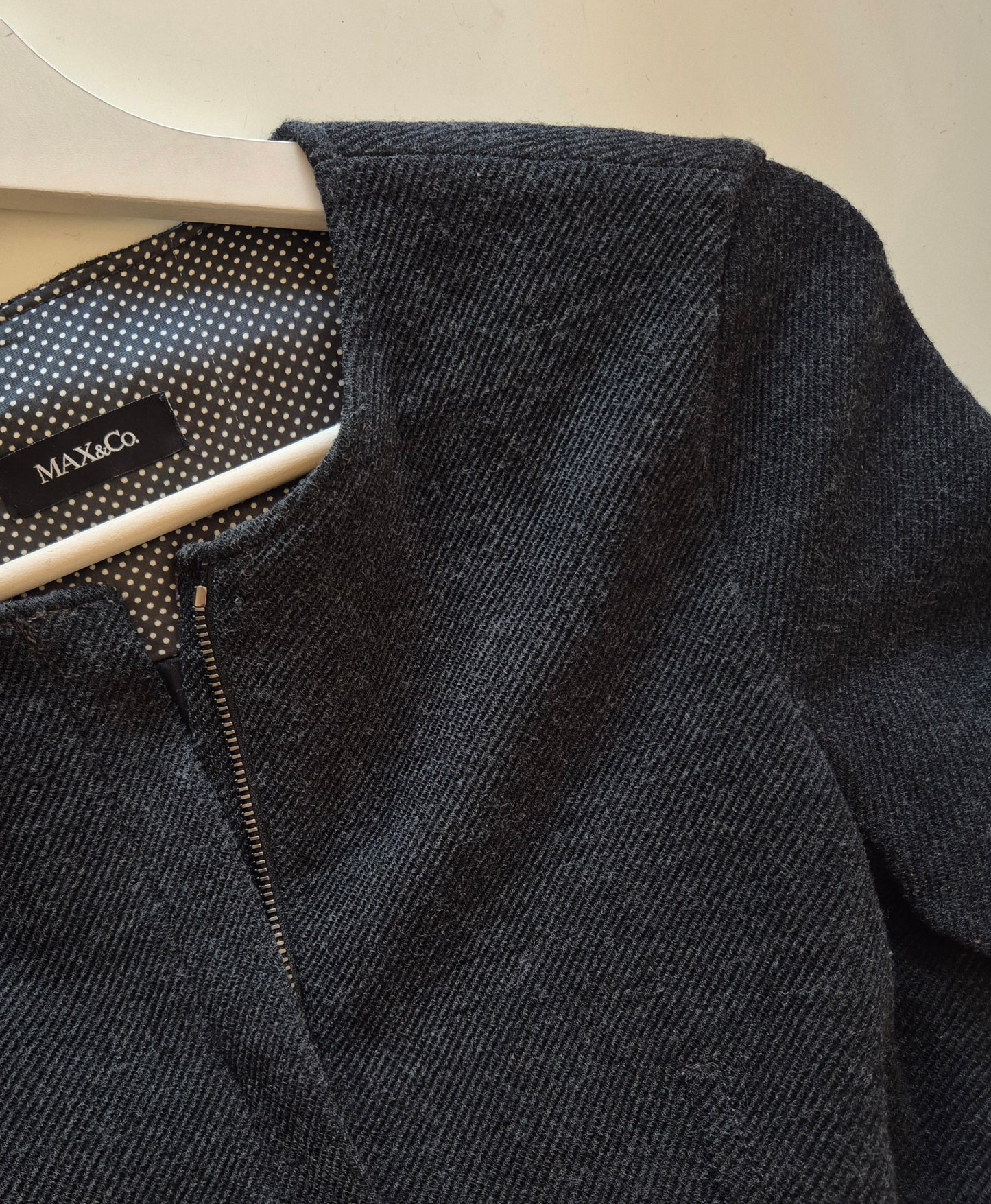 MAX&Co siva haljina, vuna