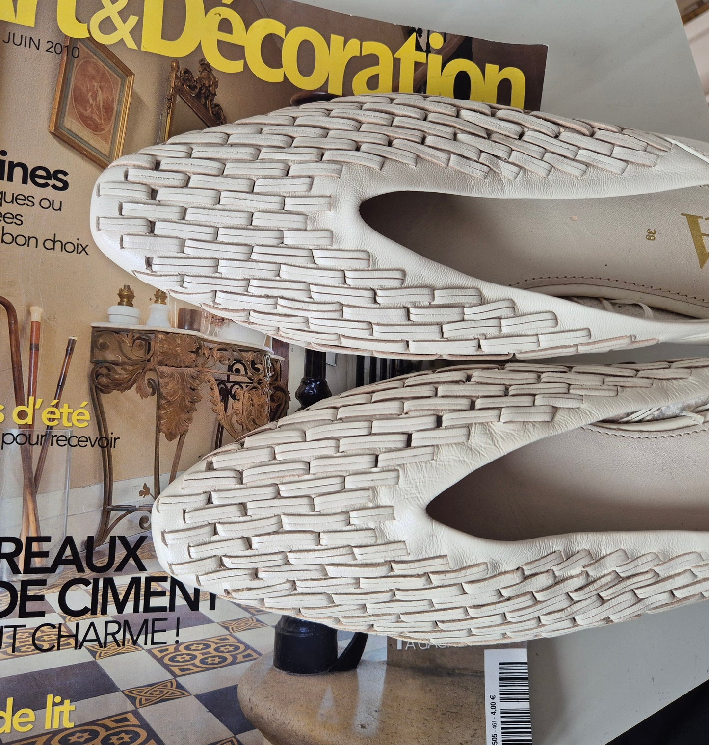 ZARA balerinke od pletene kože, broj 39