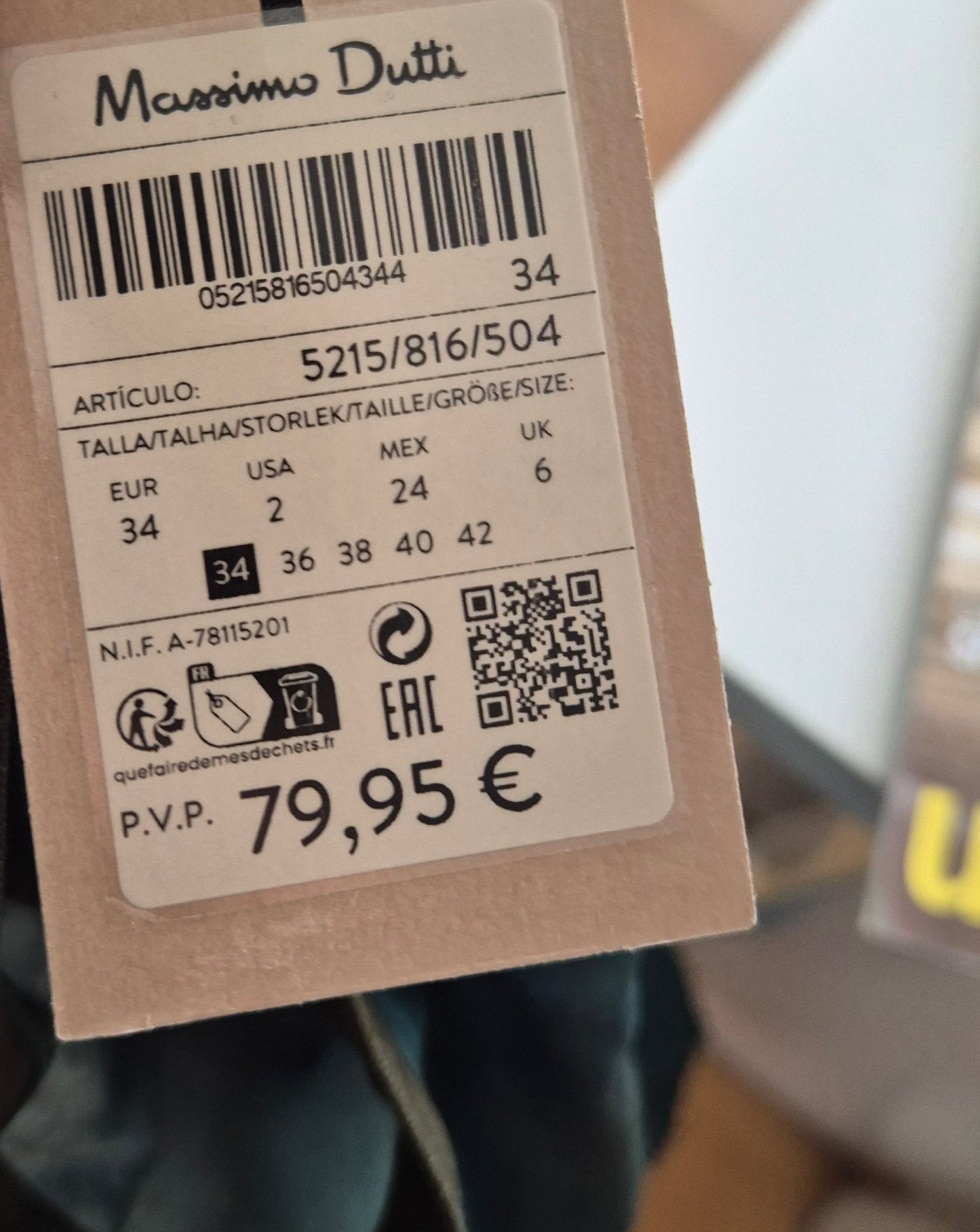 MASSIMO DUTTI suknja, lan i viskoza, nova (s etiketom)