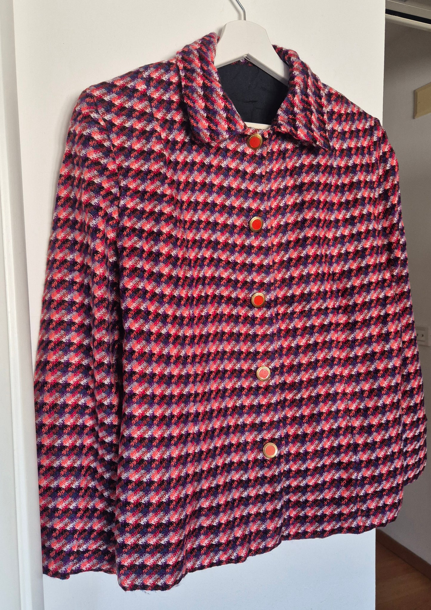 very vintage tweed jakna, vuna