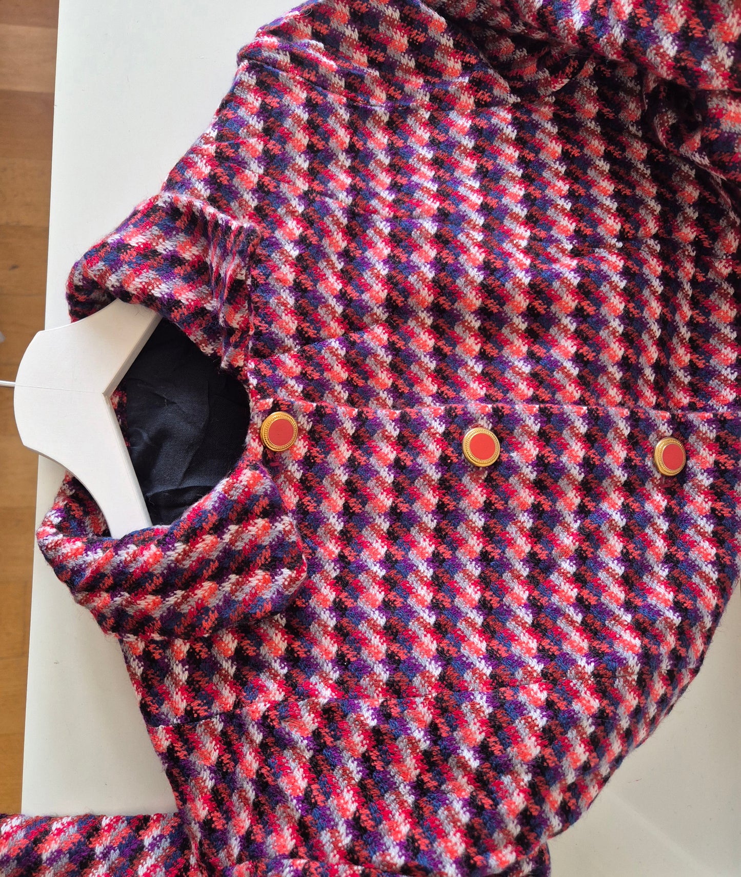 very vintage tweed jakna, vuna