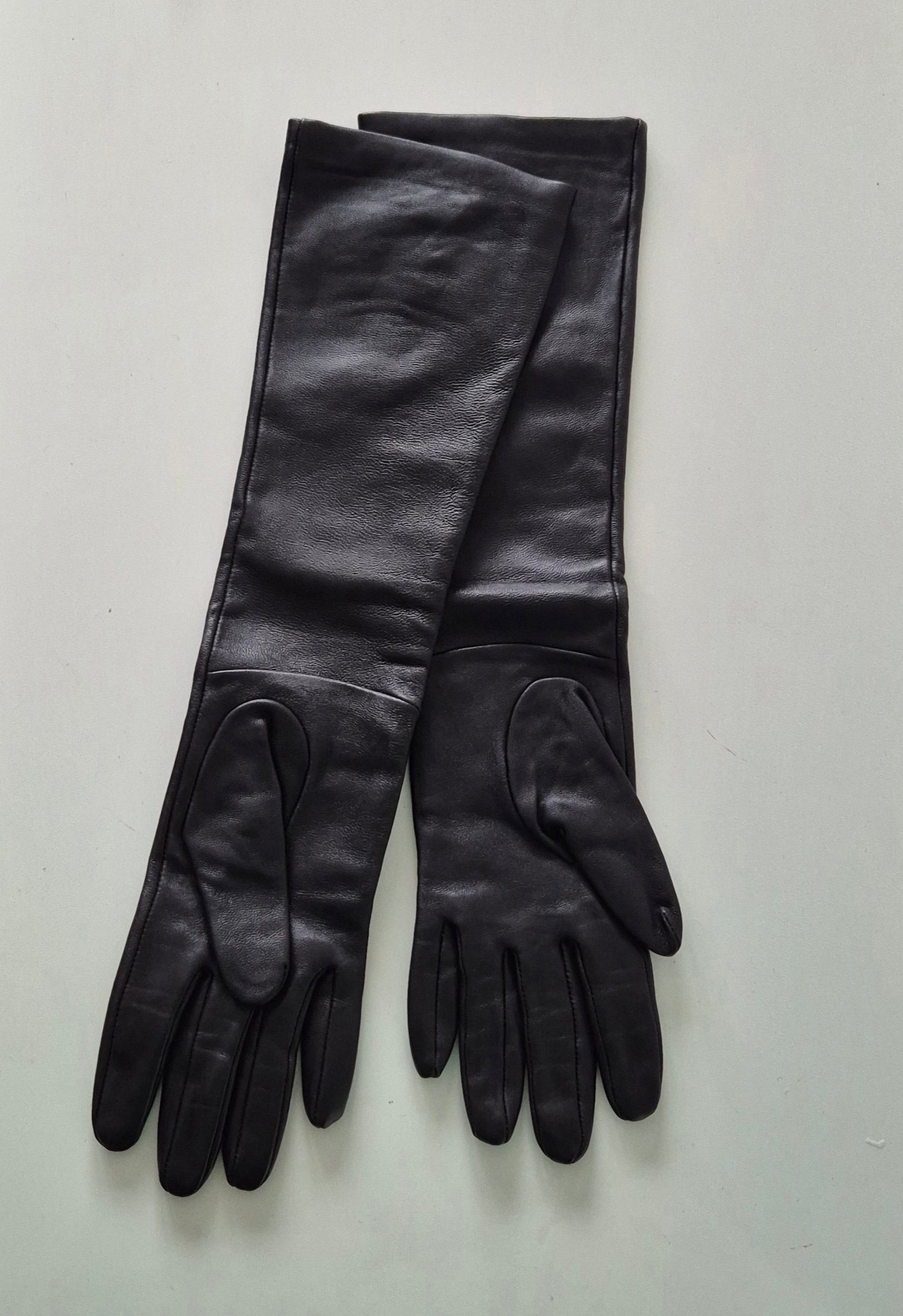 COS duge tamnosmeđe kožne rukavice, nove