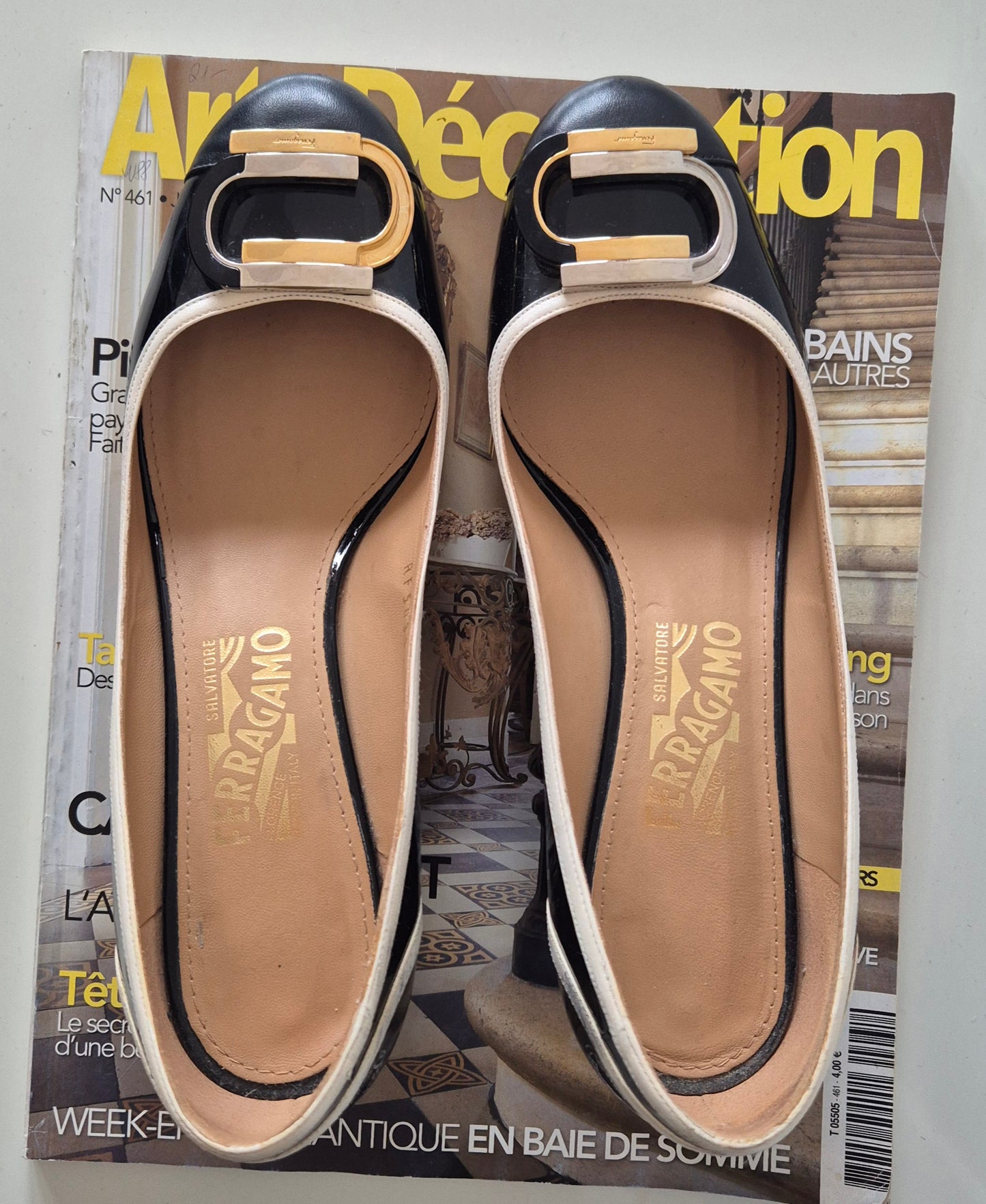 SALVATORE FERRAGAMO cipele, lak koža