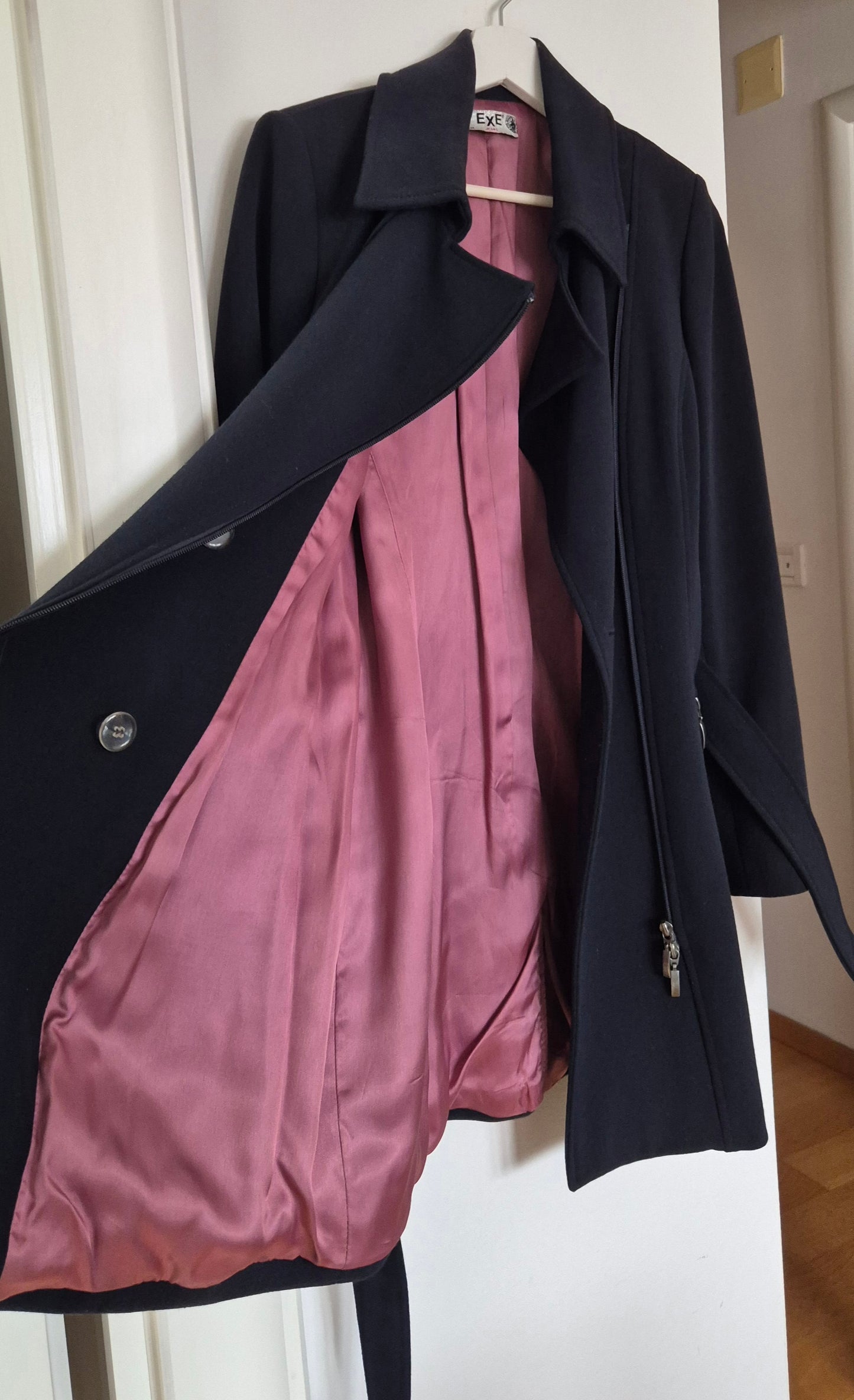 EXE JEANS tamnoplavi kaput