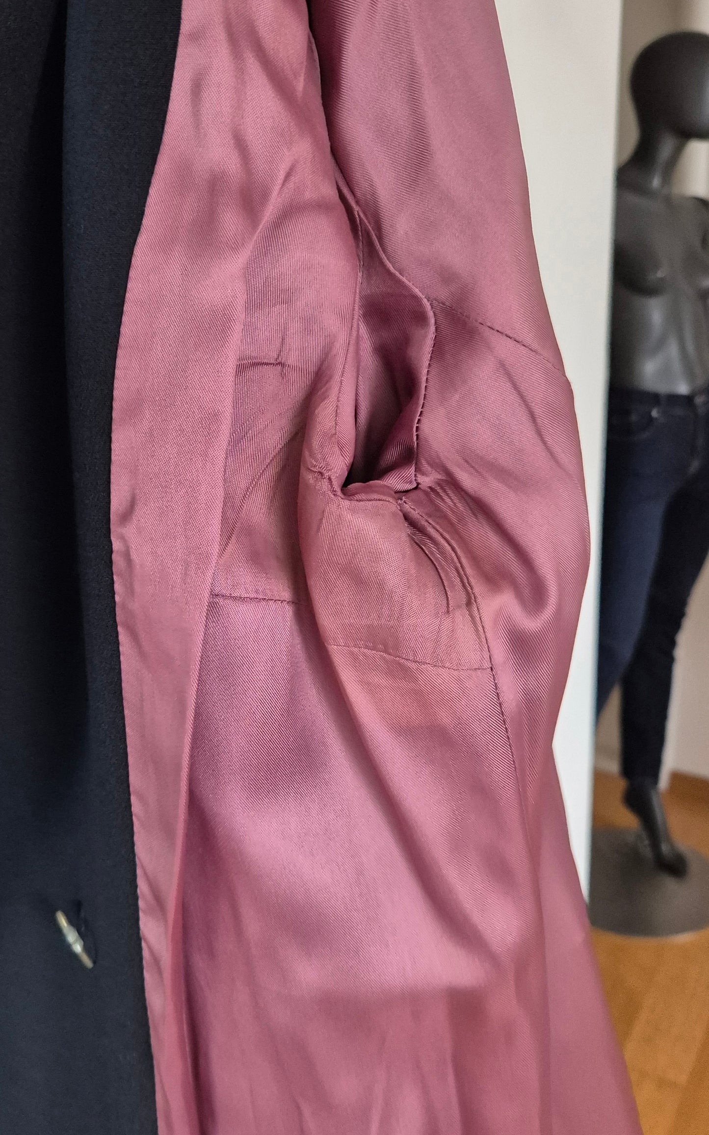 EXE JEANS tamnoplavi kaput