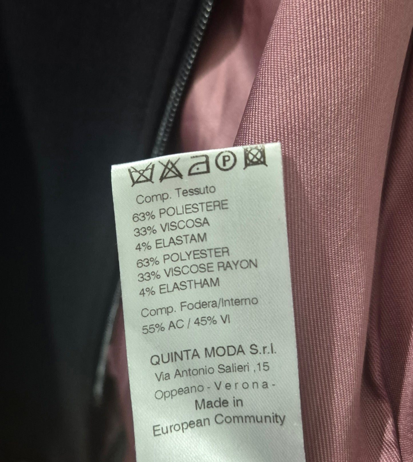EXE JEANS tamnoplavi kaput