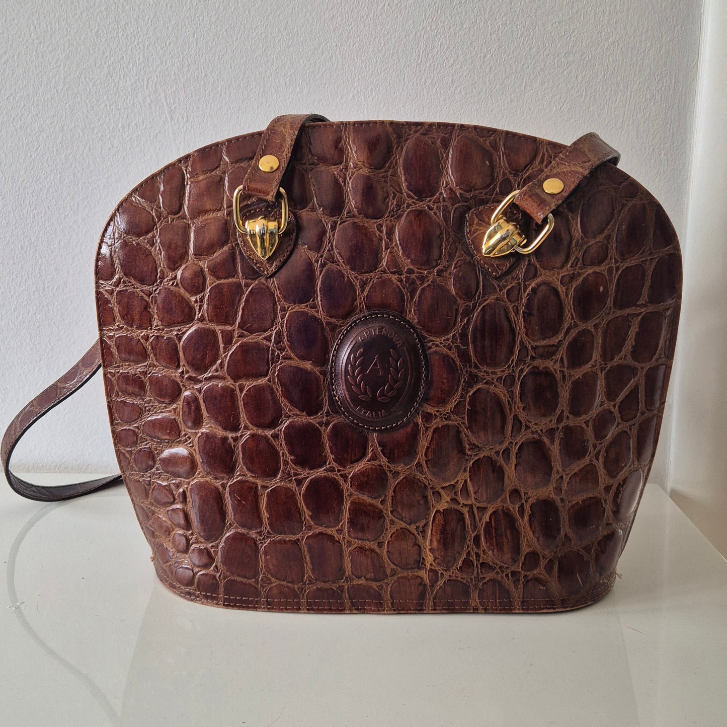 ARTENOVA vintage talijanska kožna torba