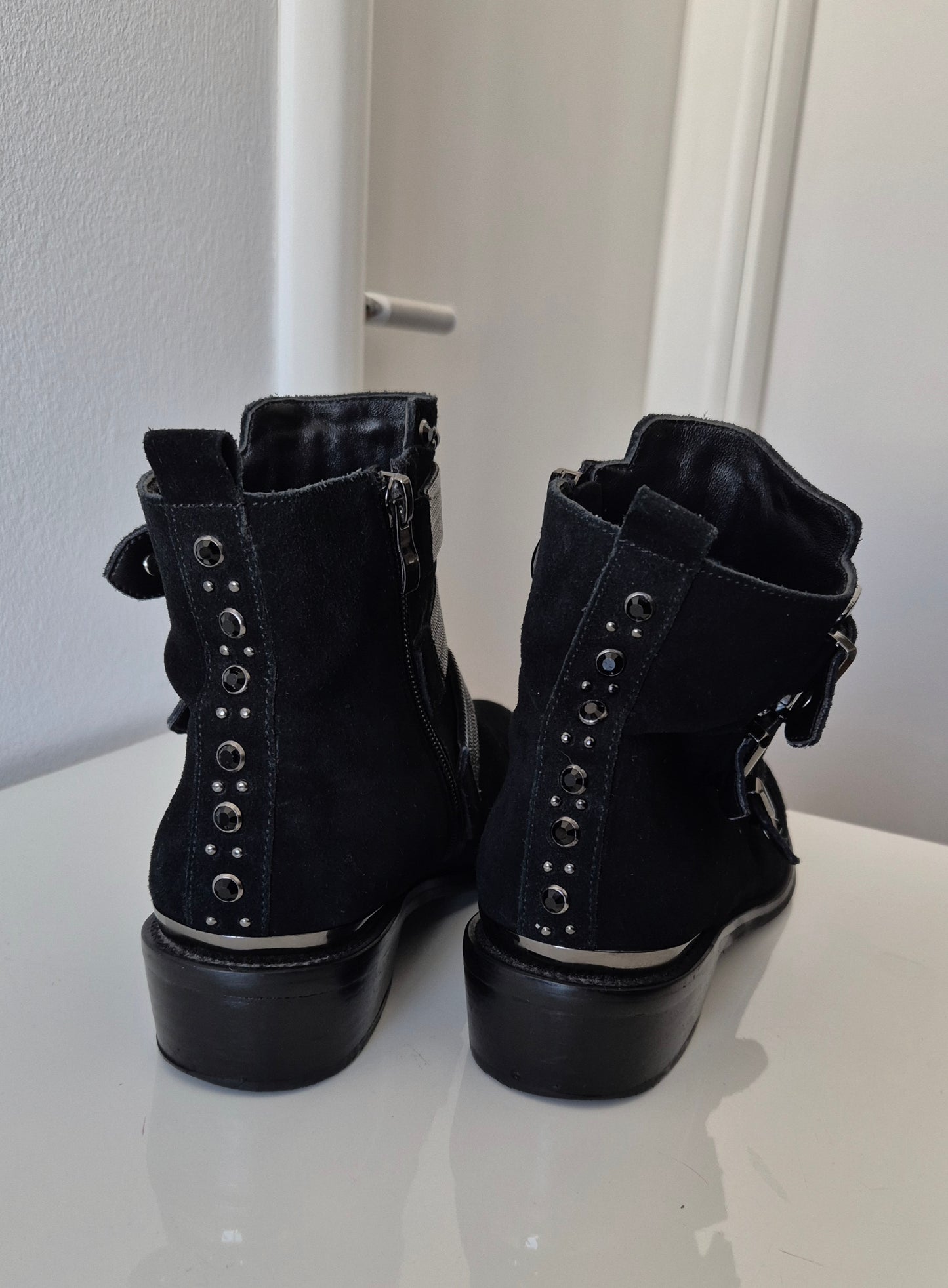 ALMA EN PENA čizme, brušena koža, 39/39.5