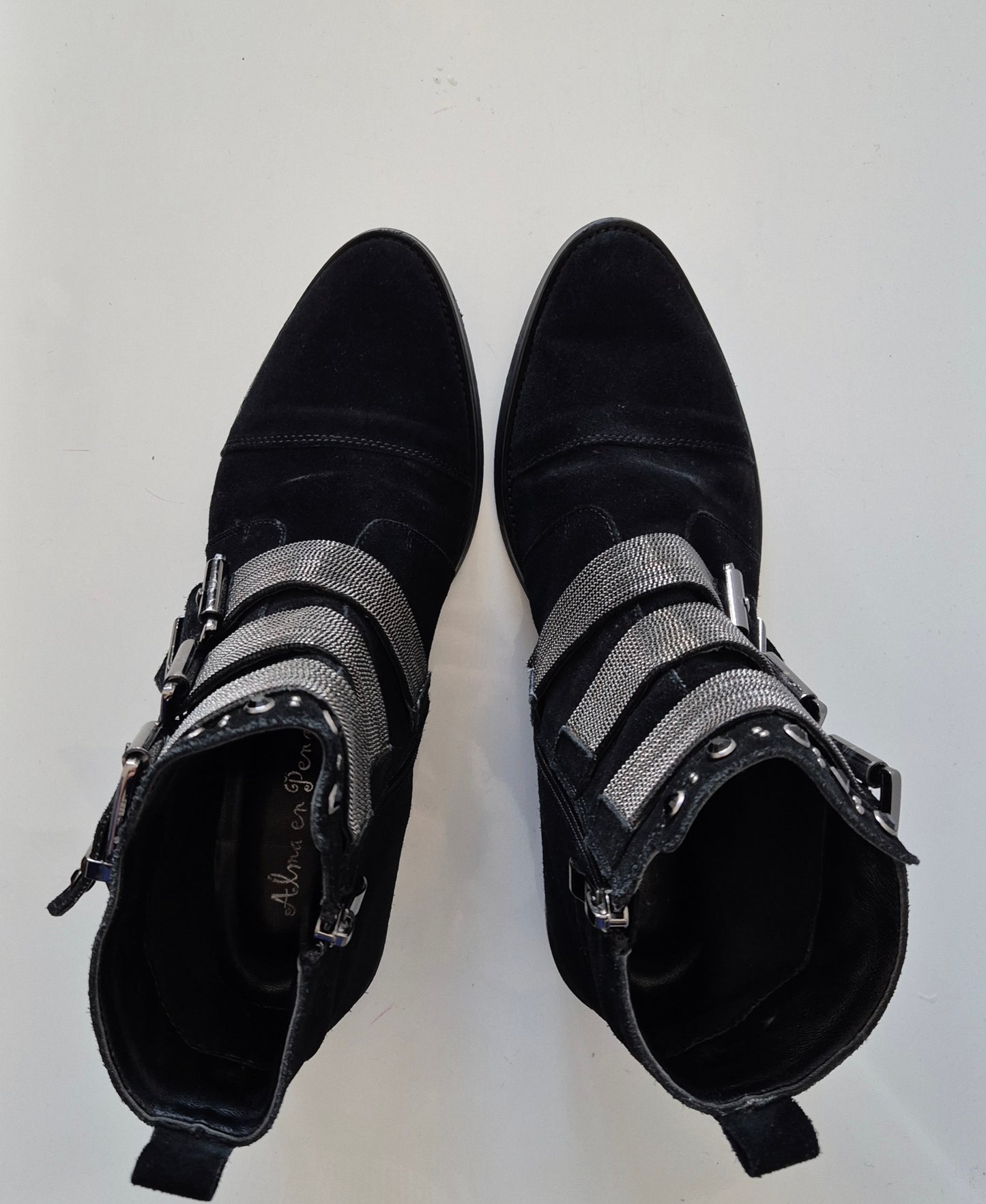 ALMA EN PENA čizme, brušena koža, 39/39.5