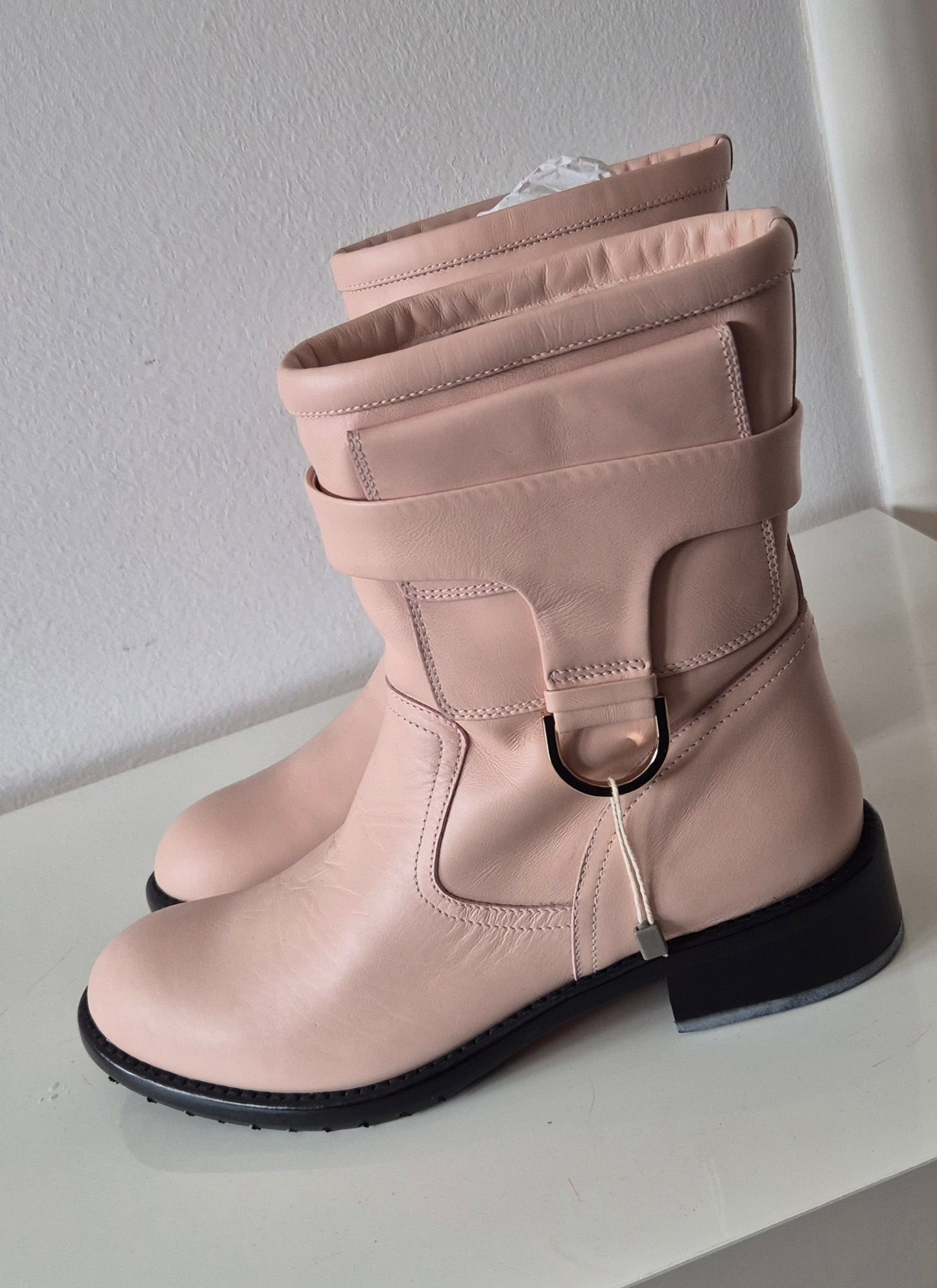 VALENTINO ružičaste čizme, koža, 38, nove