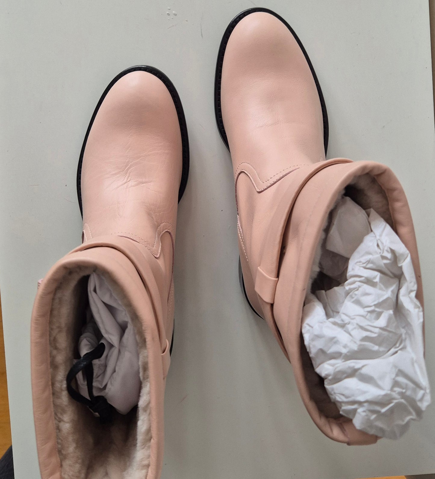 VALENTINO ružičaste čizme, koža, 38, nove