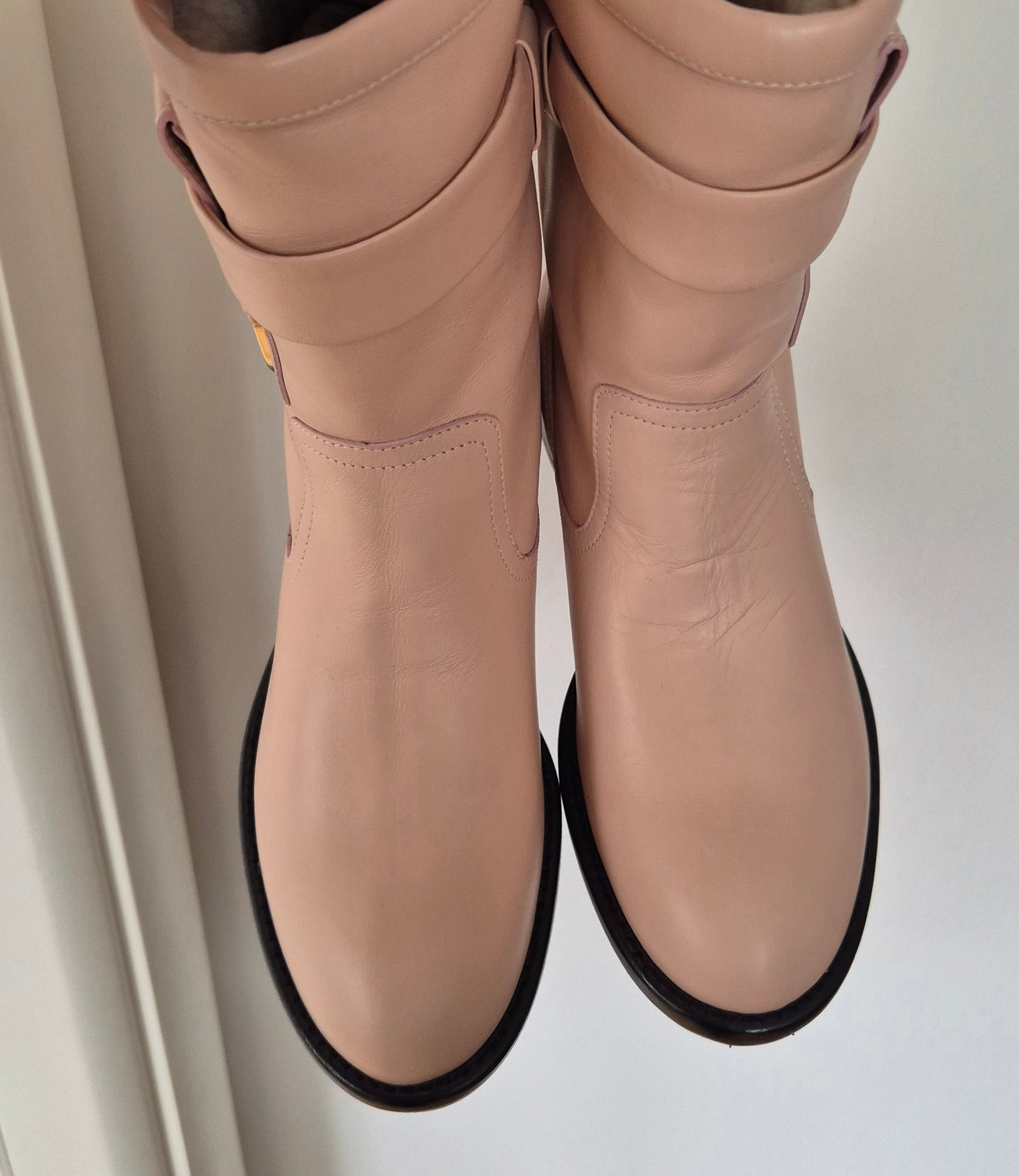 VALENTINO ružičaste čizme, koža, 38, nove