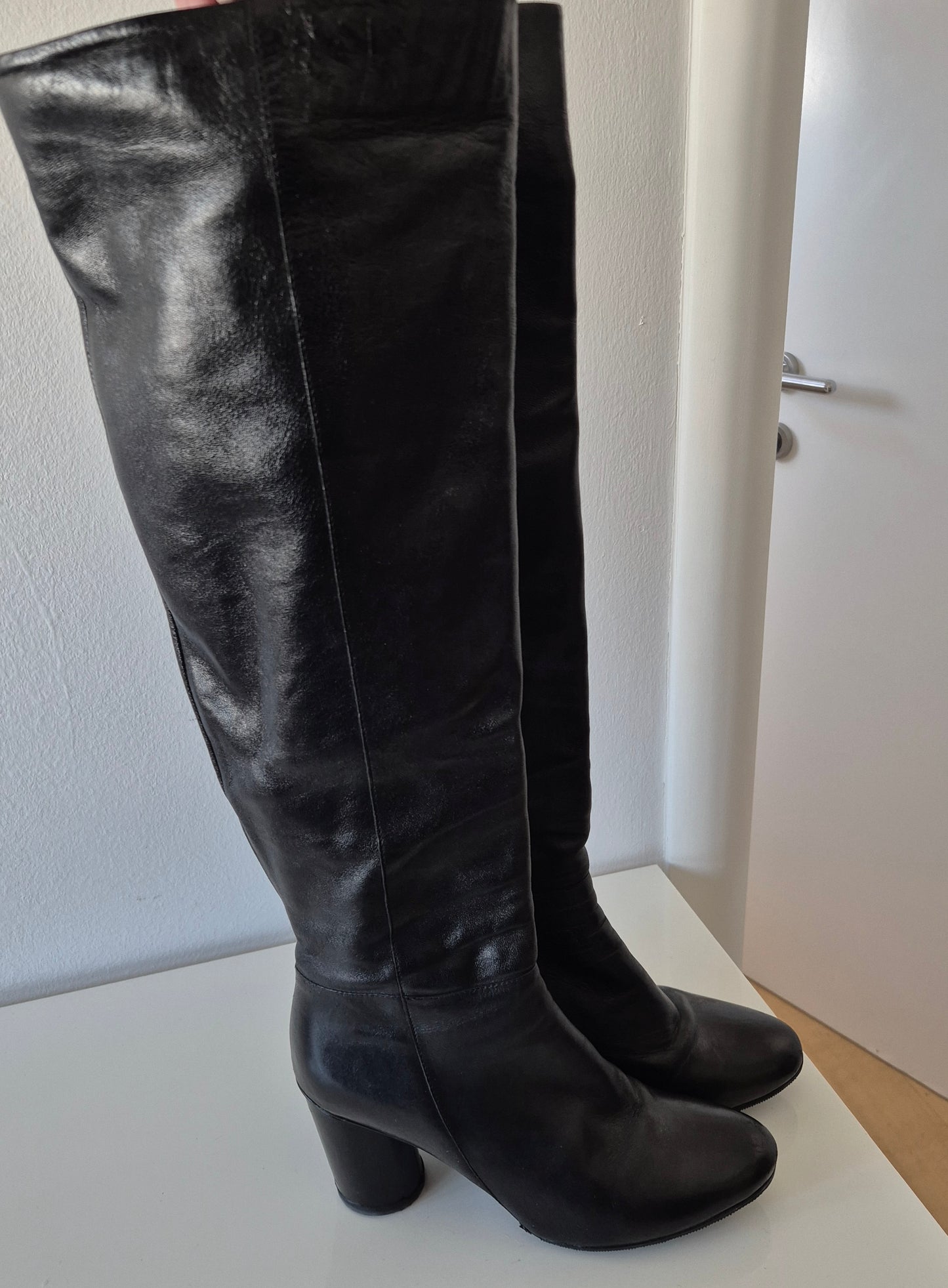 MARELLA visoke čizme, koža, 39