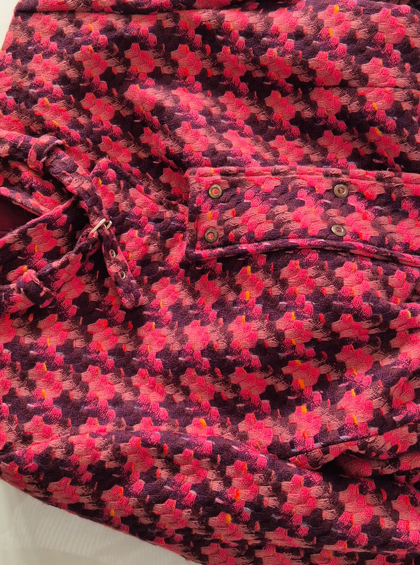 vintage tweed pepita jakna, vuna