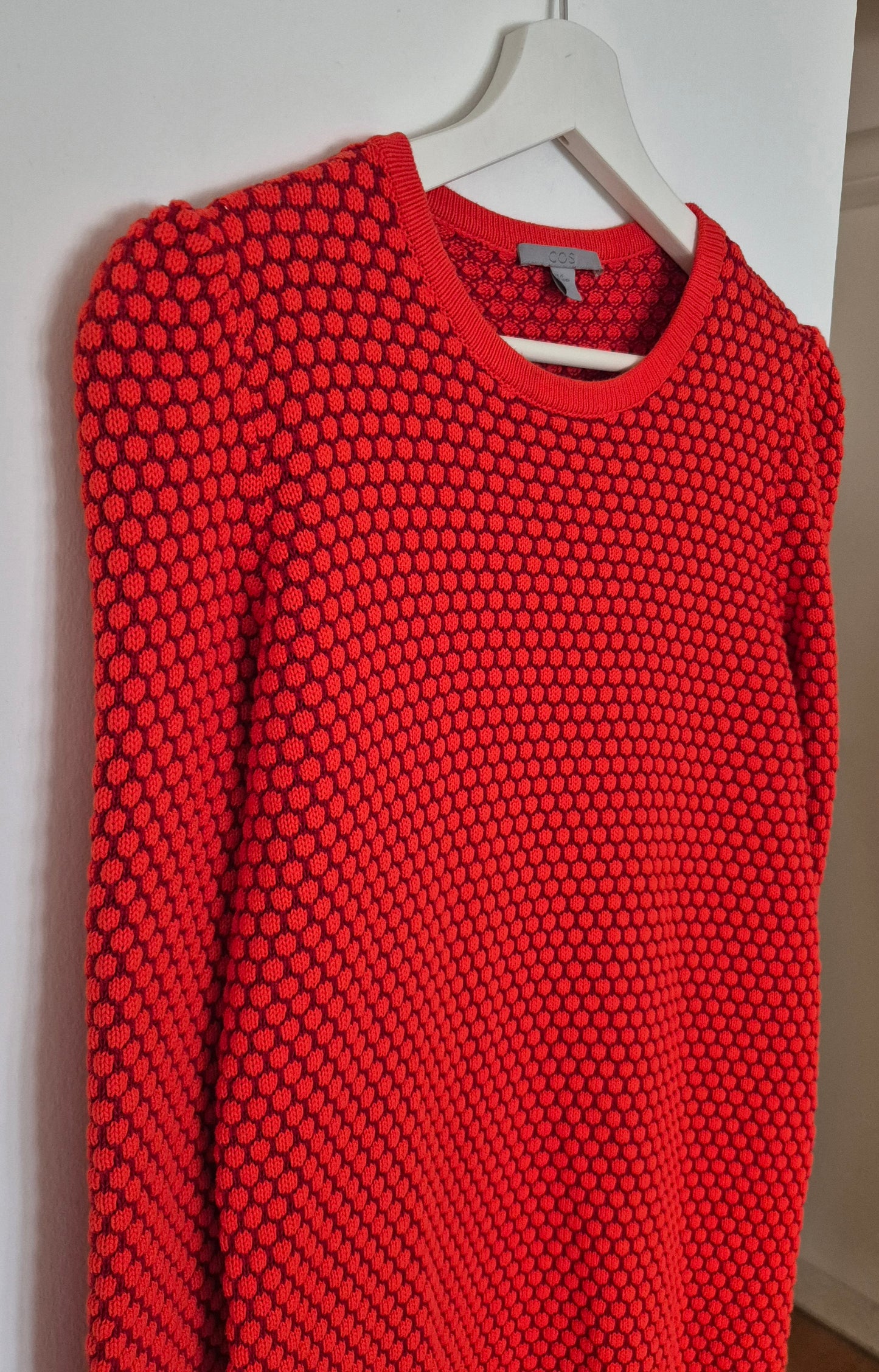 COS dvobojna pletena haljina/tunika, pamuk, nova ❤️