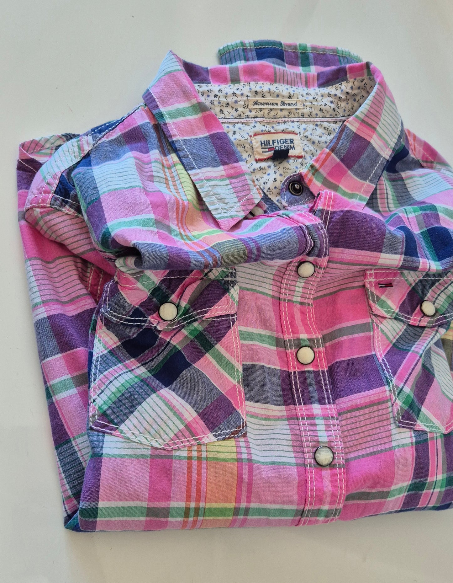 TOMMY HILFIGER karirana košulja, pamuk