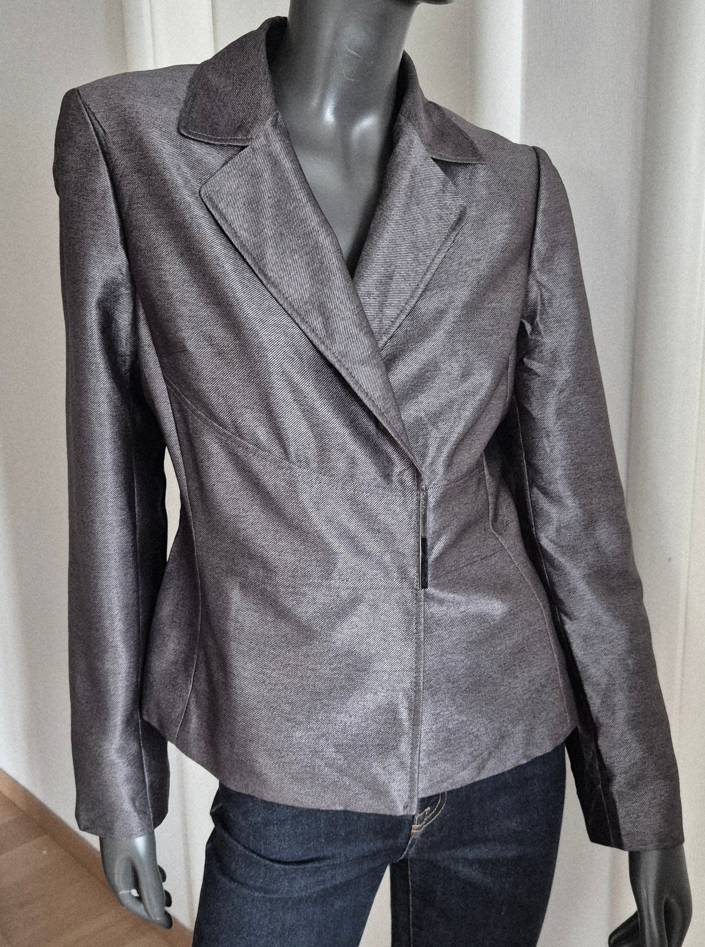 CALVIN KLEIN srebrno-sivi sako/jakna