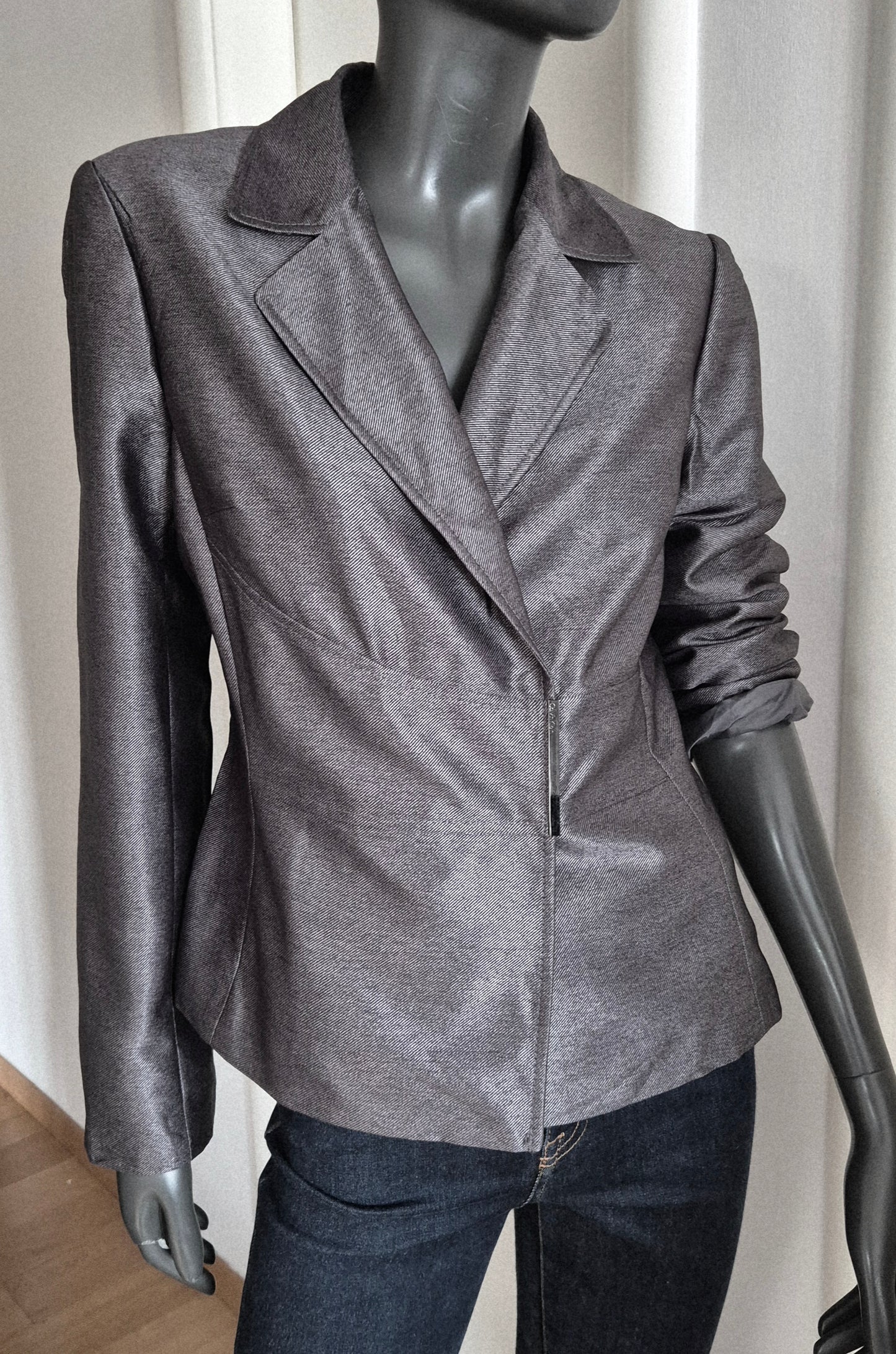 CALVIN KLEIN srebrno-sivi sako/jakna