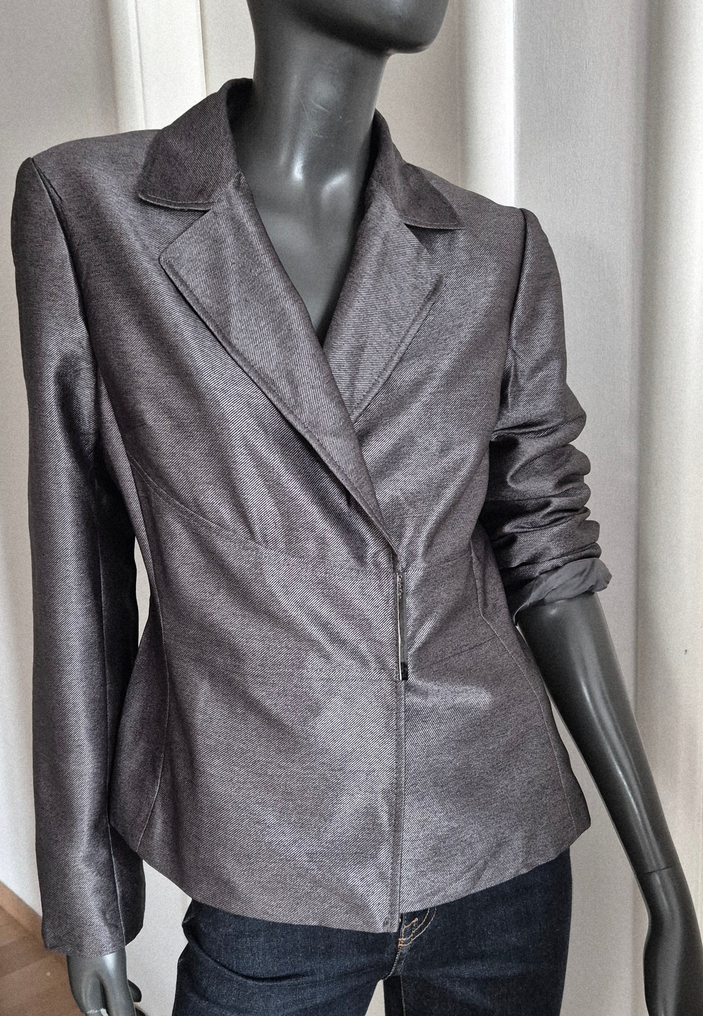 CALVIN KLEIN srebrno-sivi sako/jakna