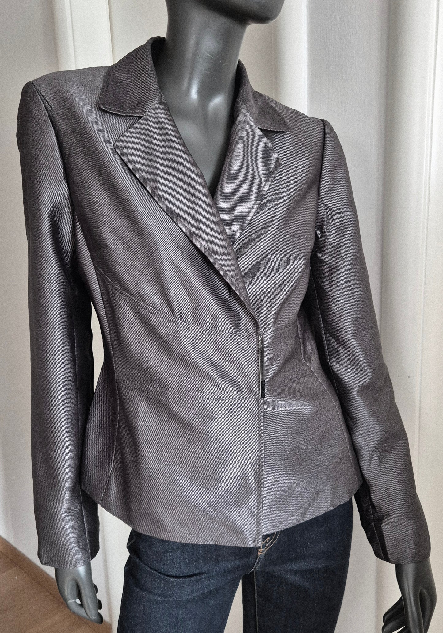 CALVIN KLEIN srebrno-sivi sako/jakna