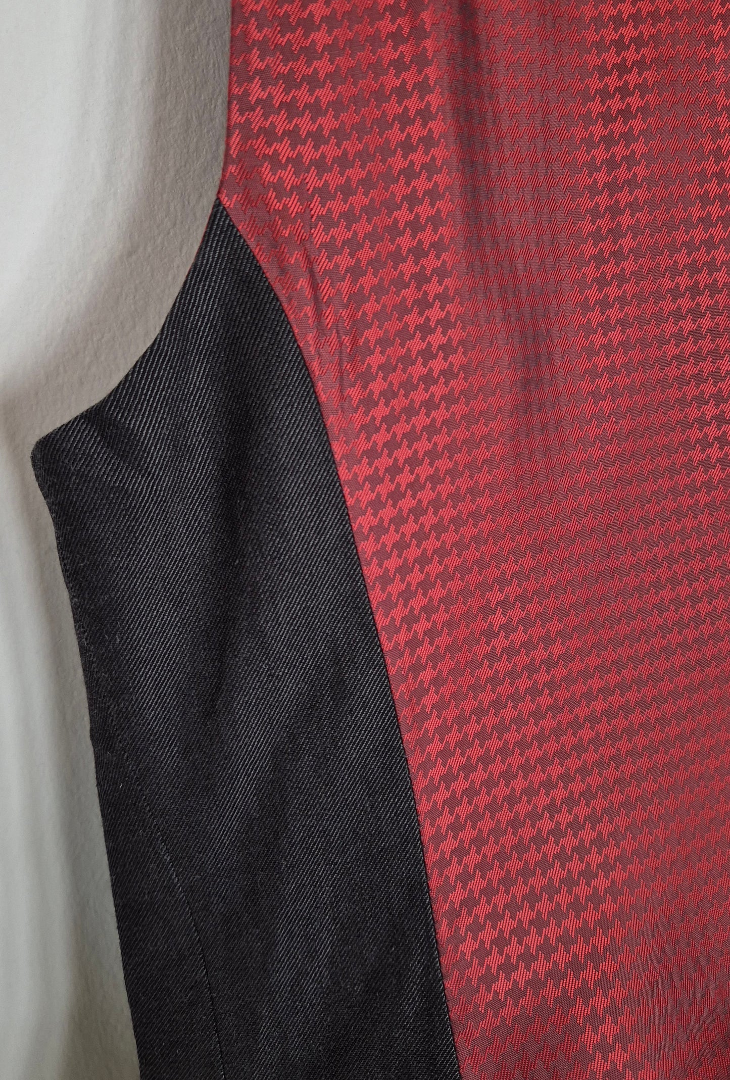 TED BAKER tamnosivi prsluk, vuna i lan, nov