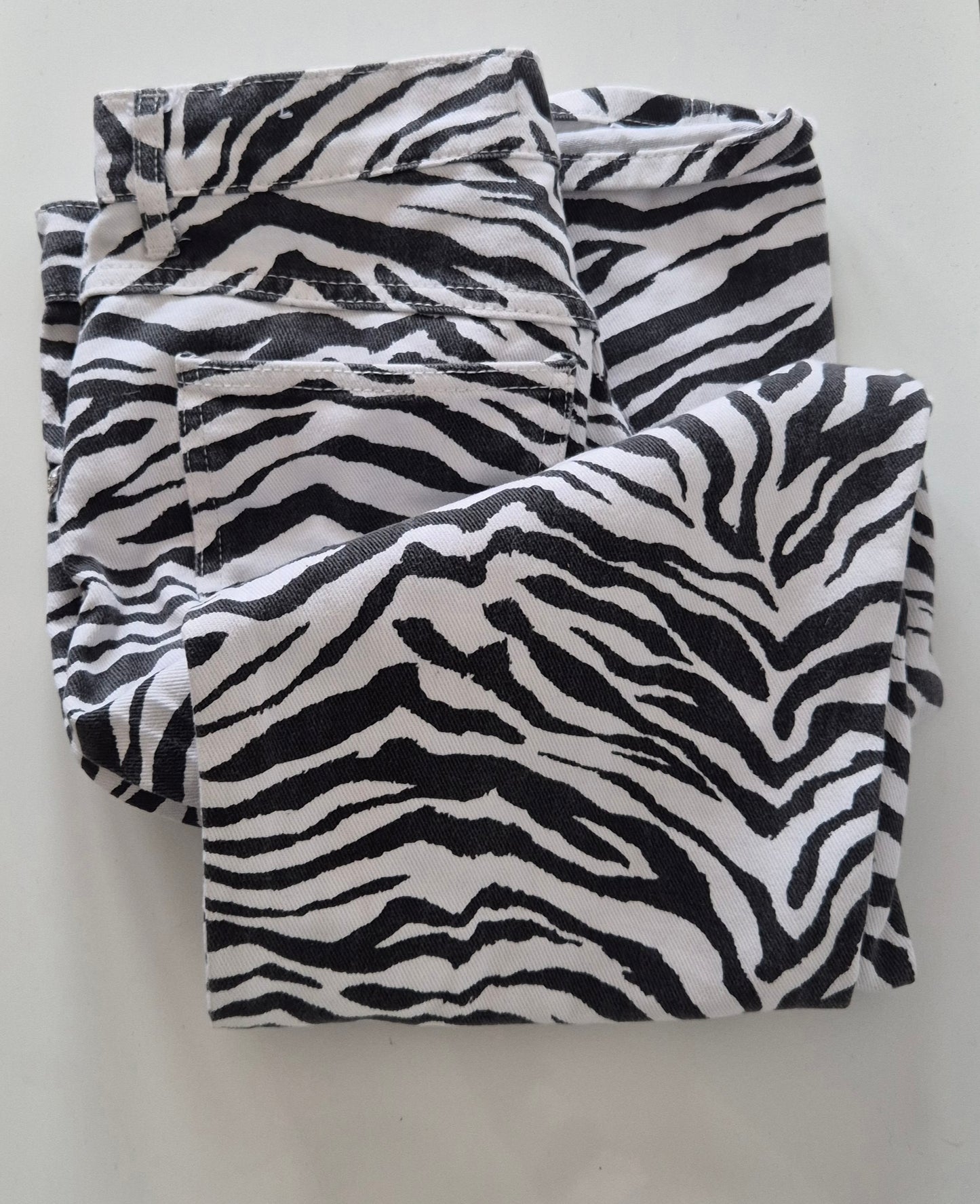 MANGO zebra jeans