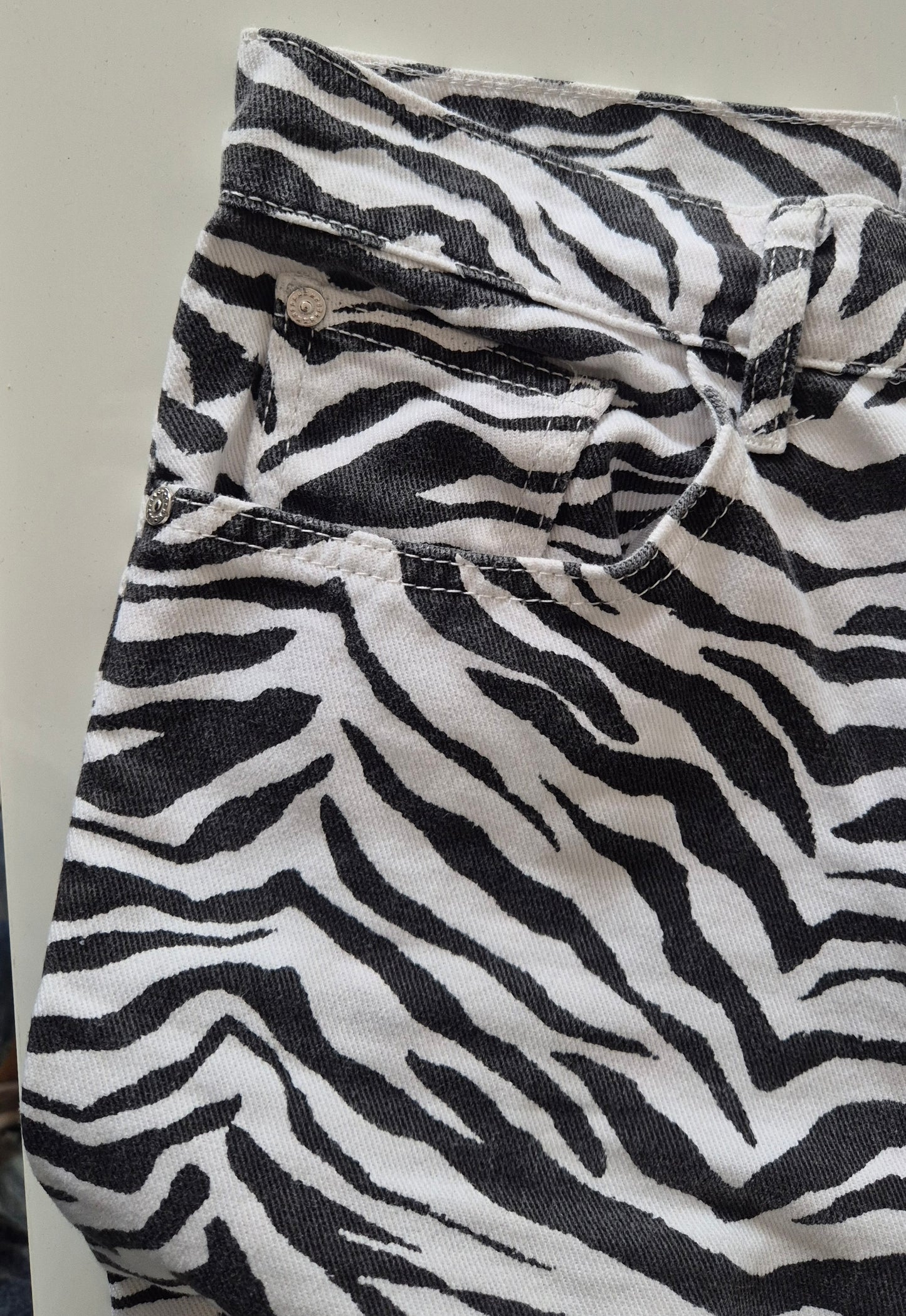MANGO zebra jeans