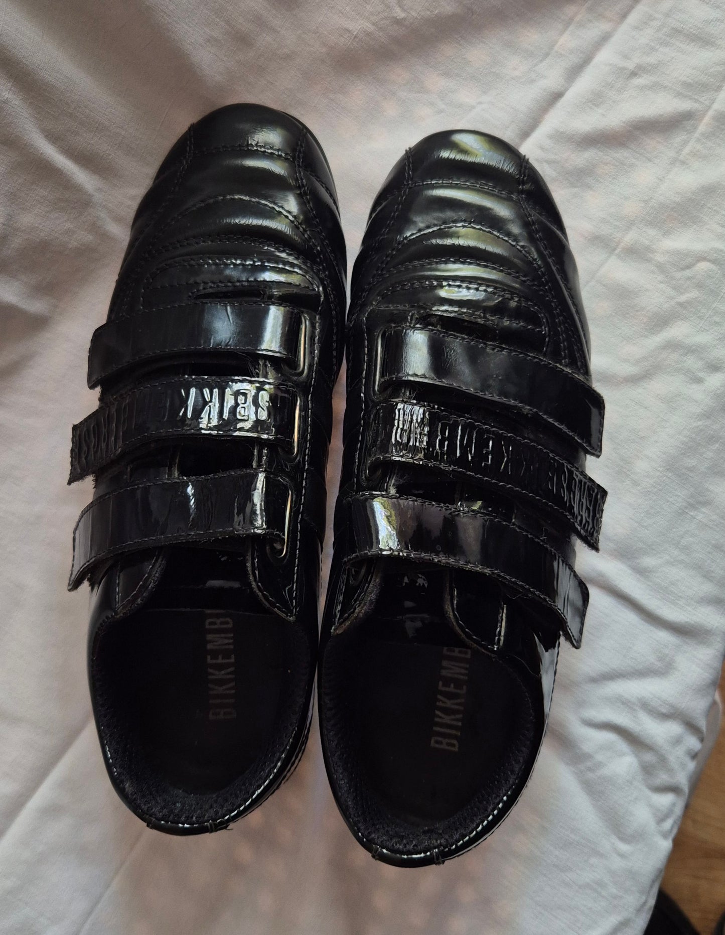 BIKKEMBERGS dizajnerske tenisice, lak koža, broj 37