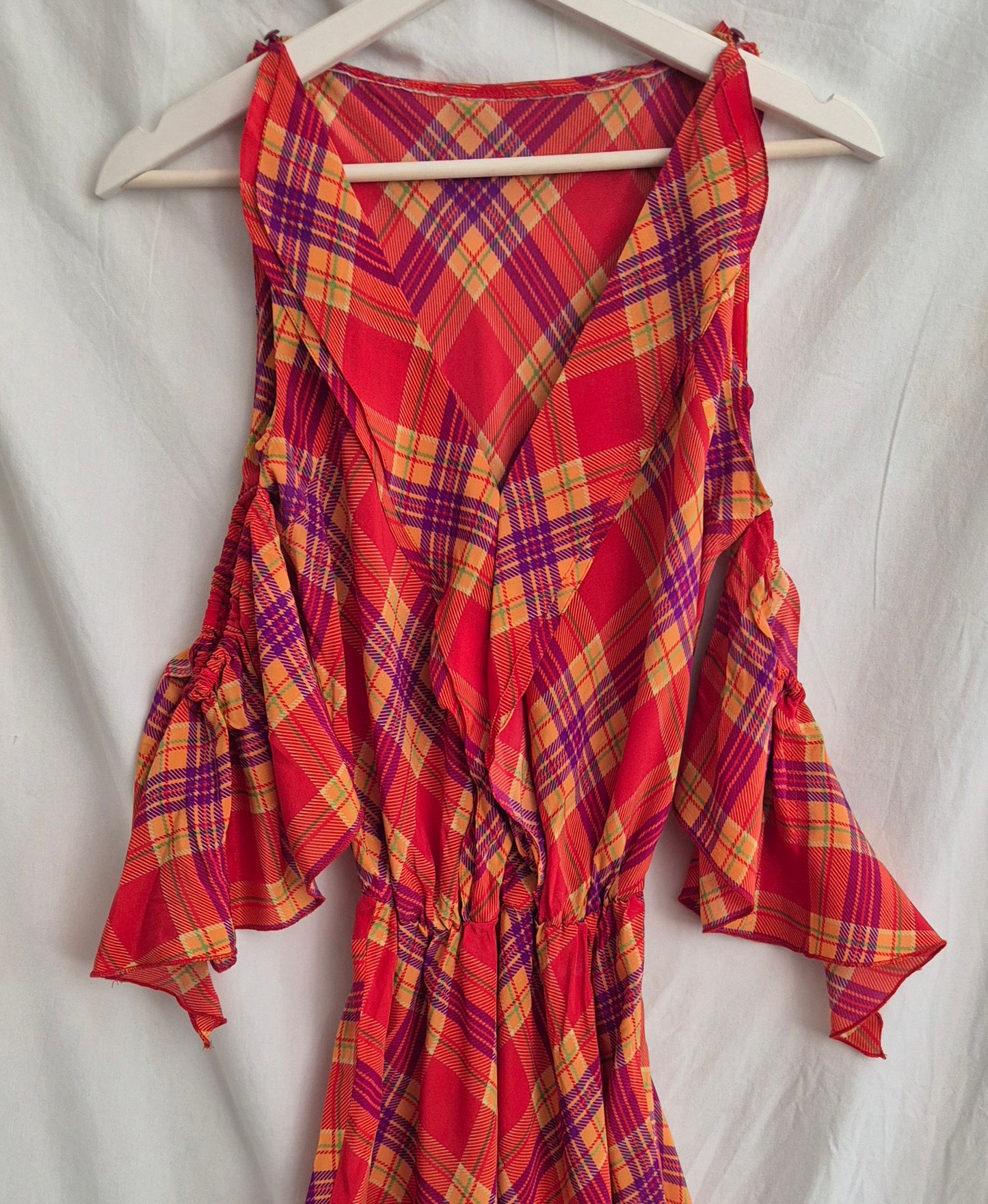 vintage haljina, 100% svila