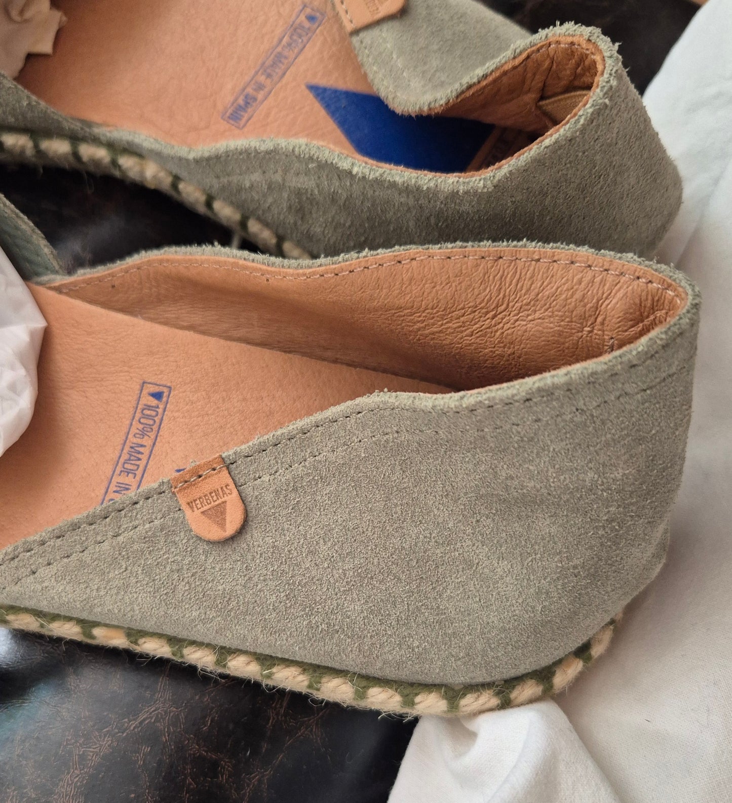 VERBENAS espadrile, koža, za 40 / 40.5