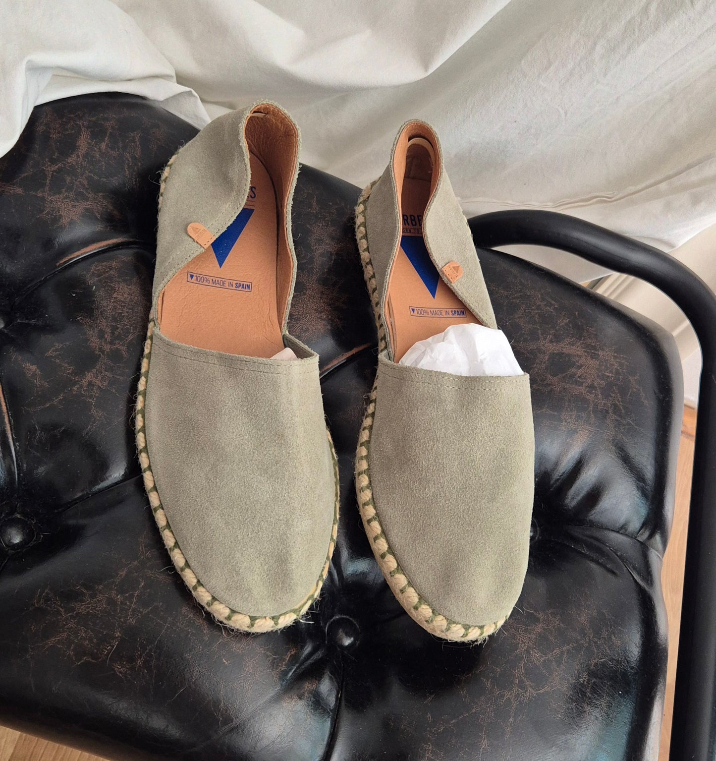 VERBENAS espadrile, koža, za 40 / 40.5