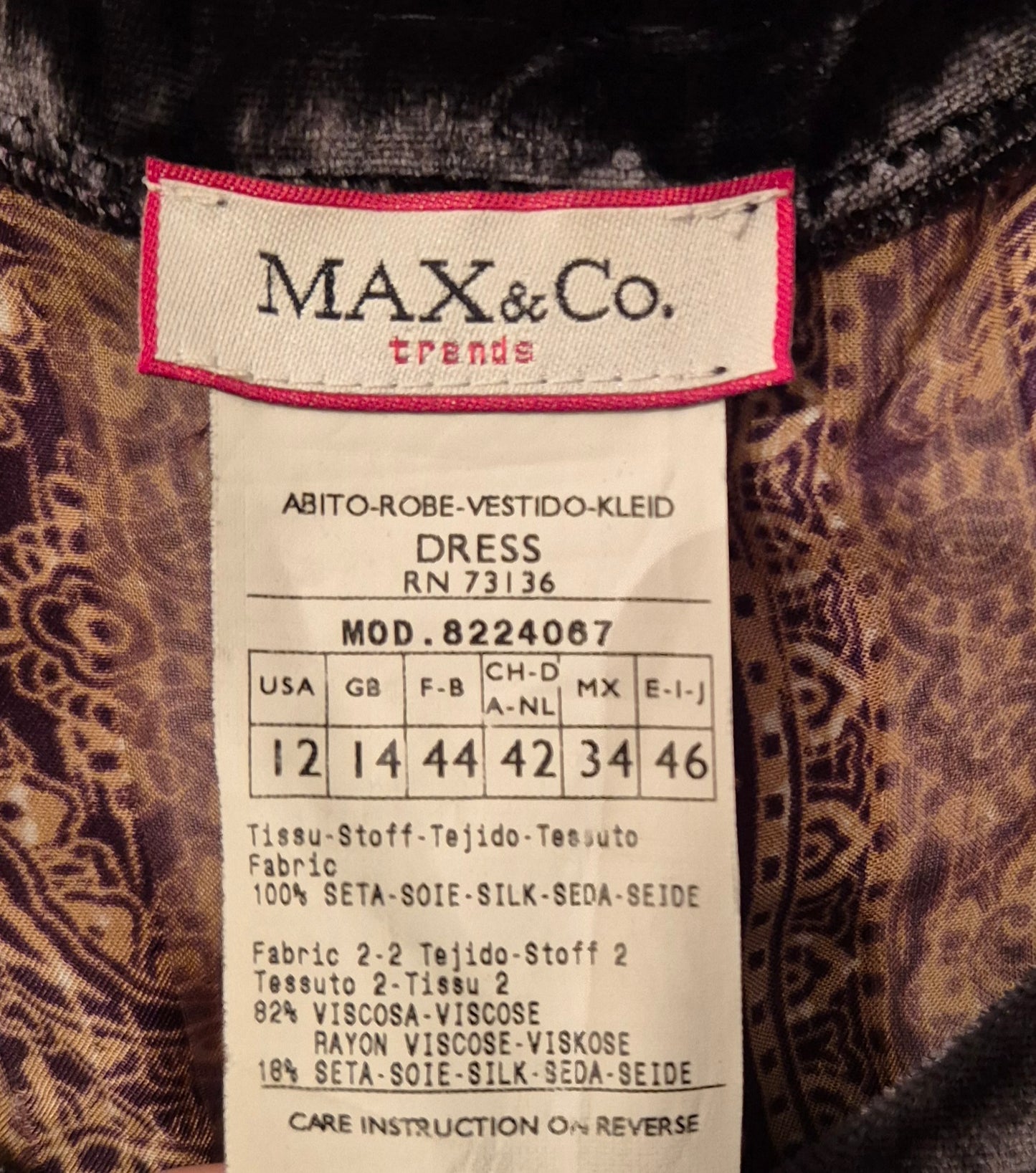 MAX&Co haljina, svila