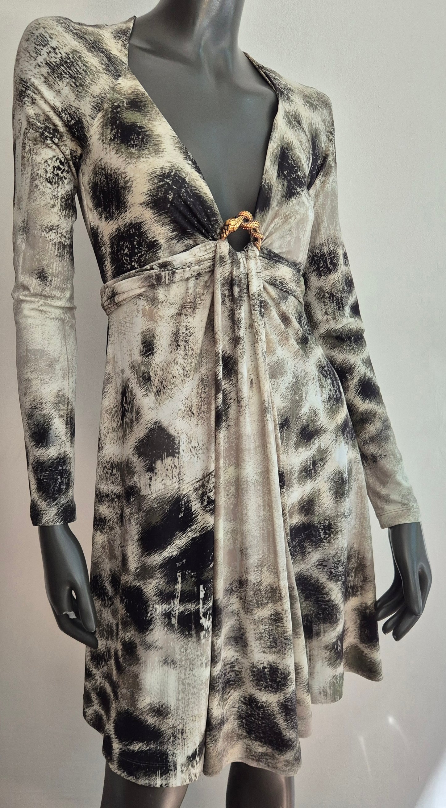 ROBERTO CAVALLI y2k vintage haljina, kolekcionarski komad