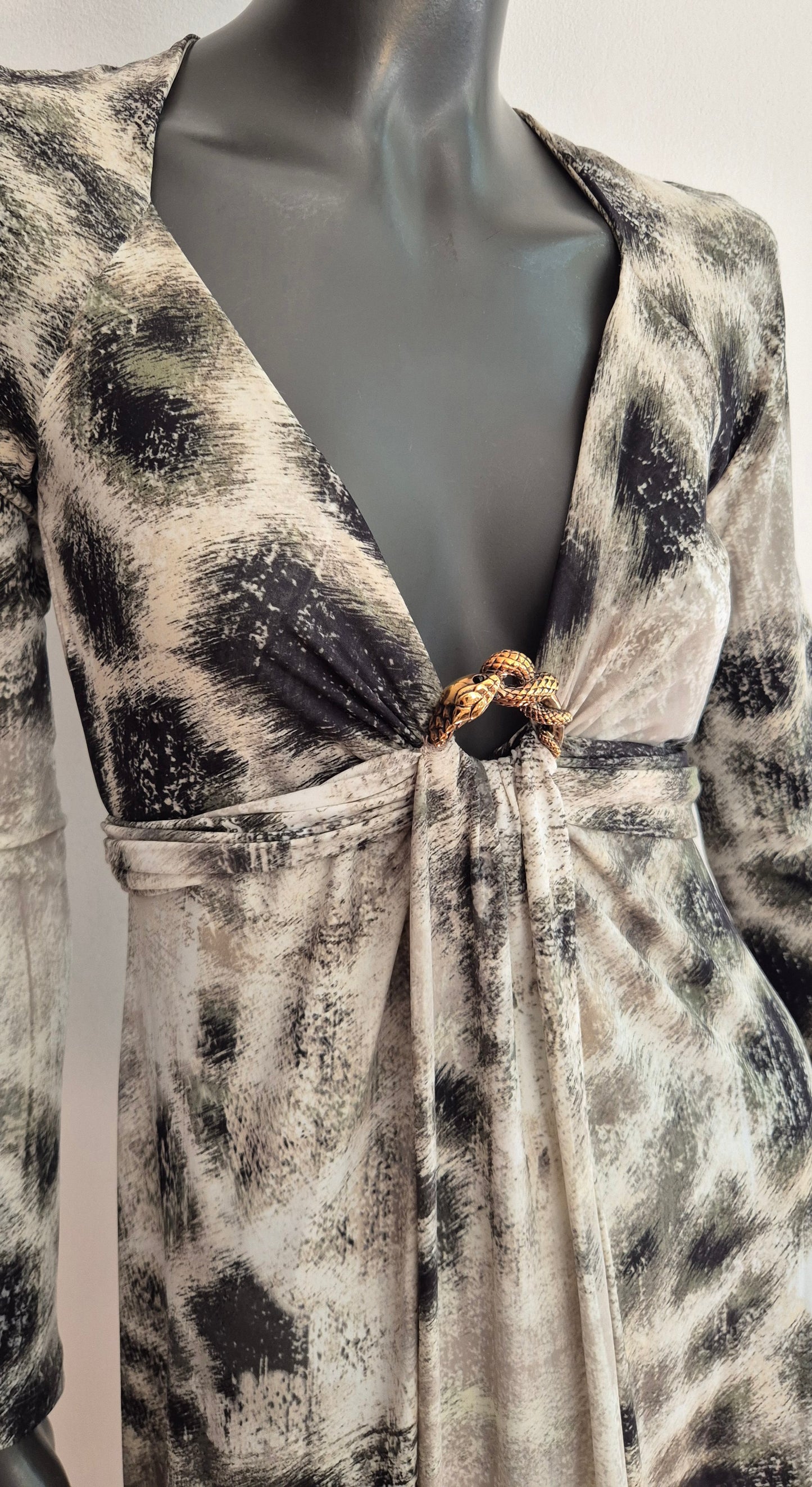 ROBERTO CAVALLI y2k vintage haljina, kolekcionarski komad