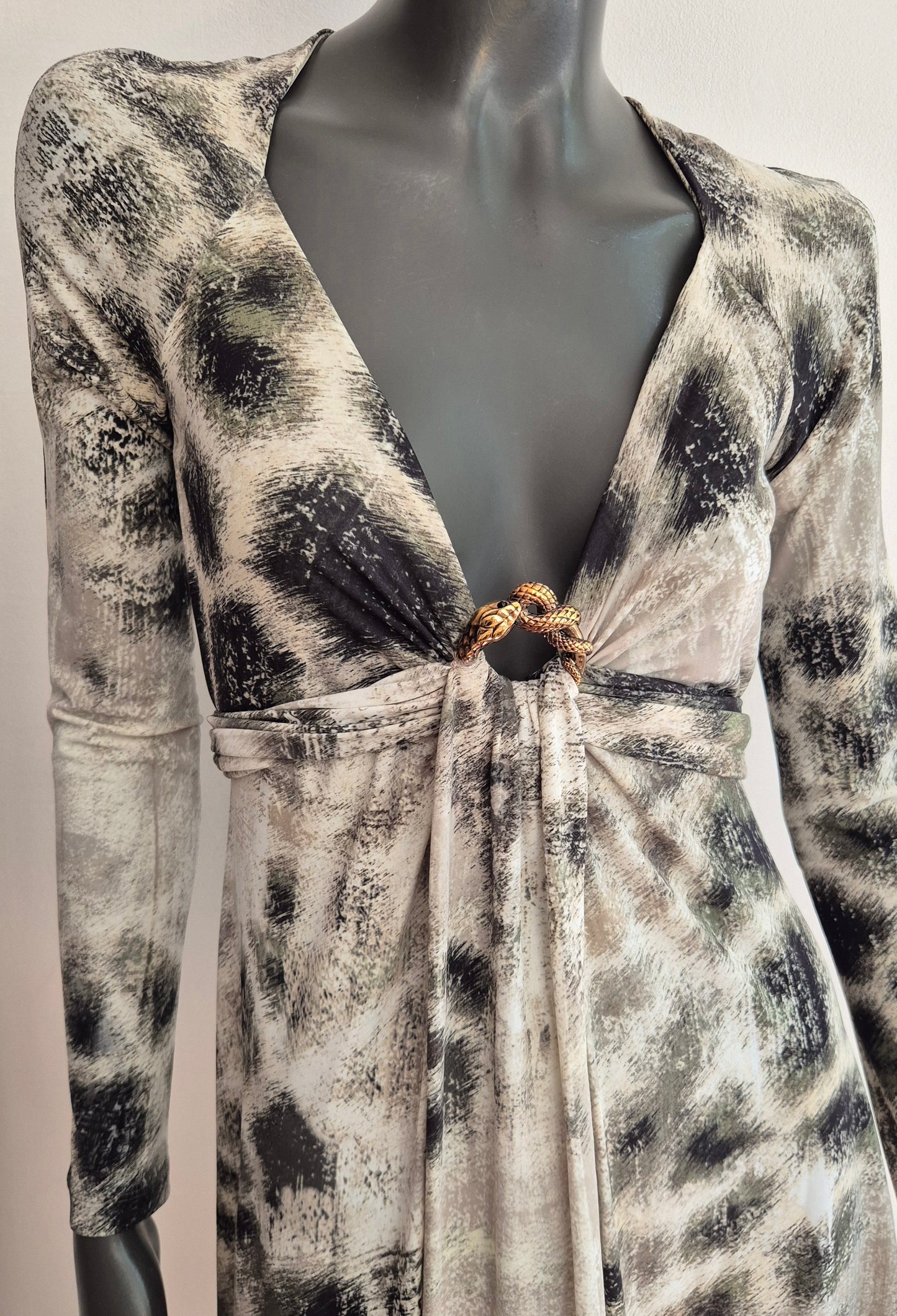 ROBERTO CAVALLI y2k vintage haljina, kolekcionarski komad