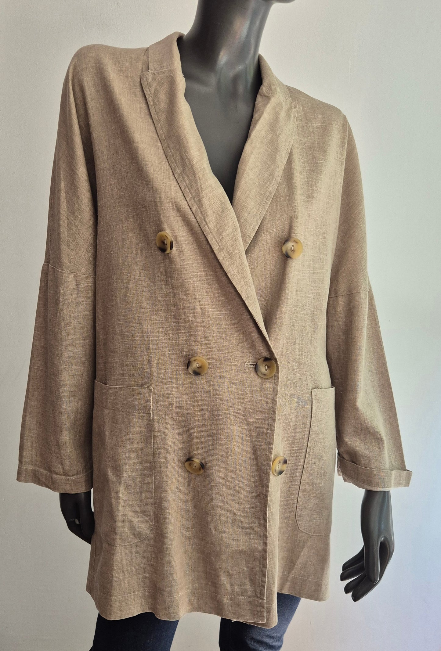 oversize blejzer od lana