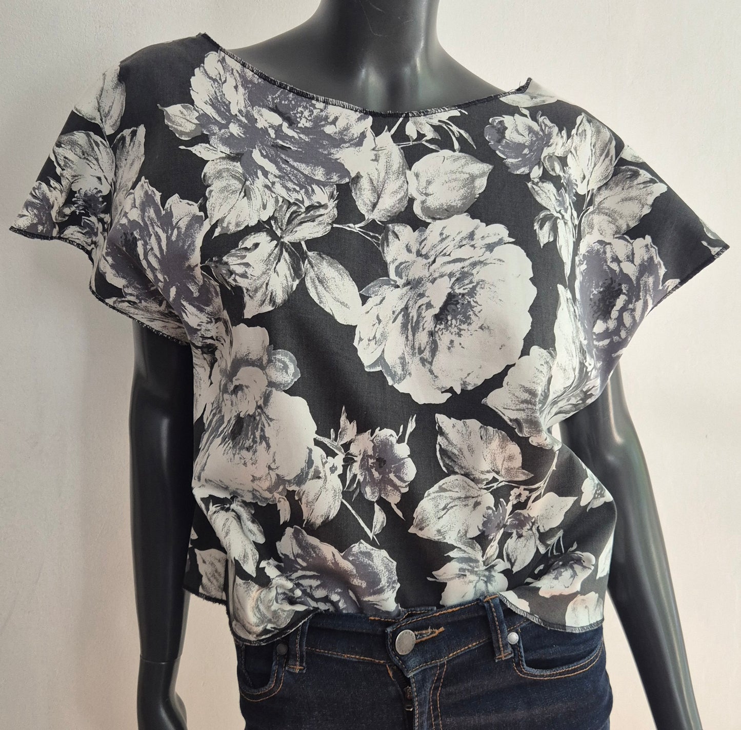 vintage bluza floral uzorka