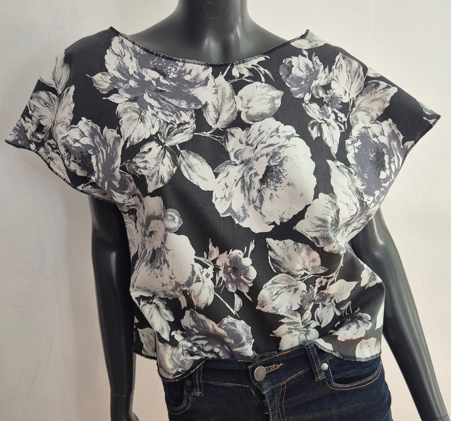 vintage bluza floral uzorka