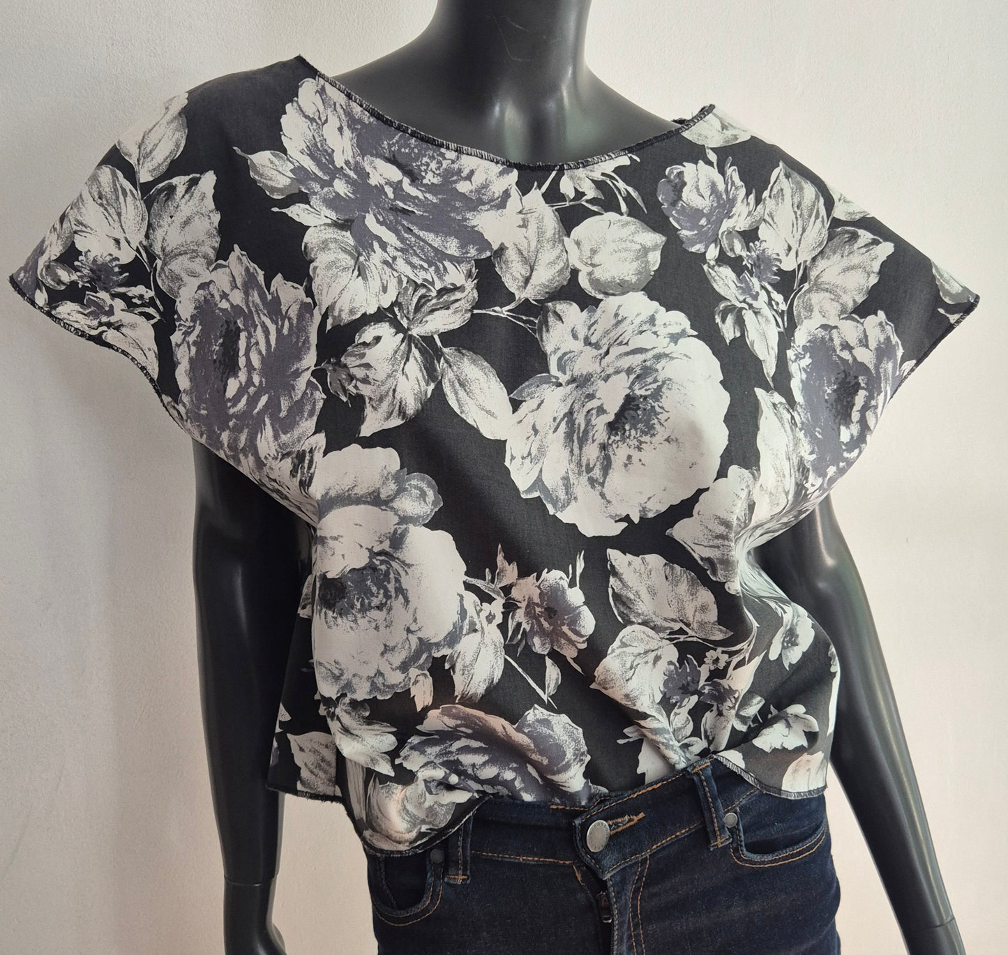 vintage bluza floral uzorka