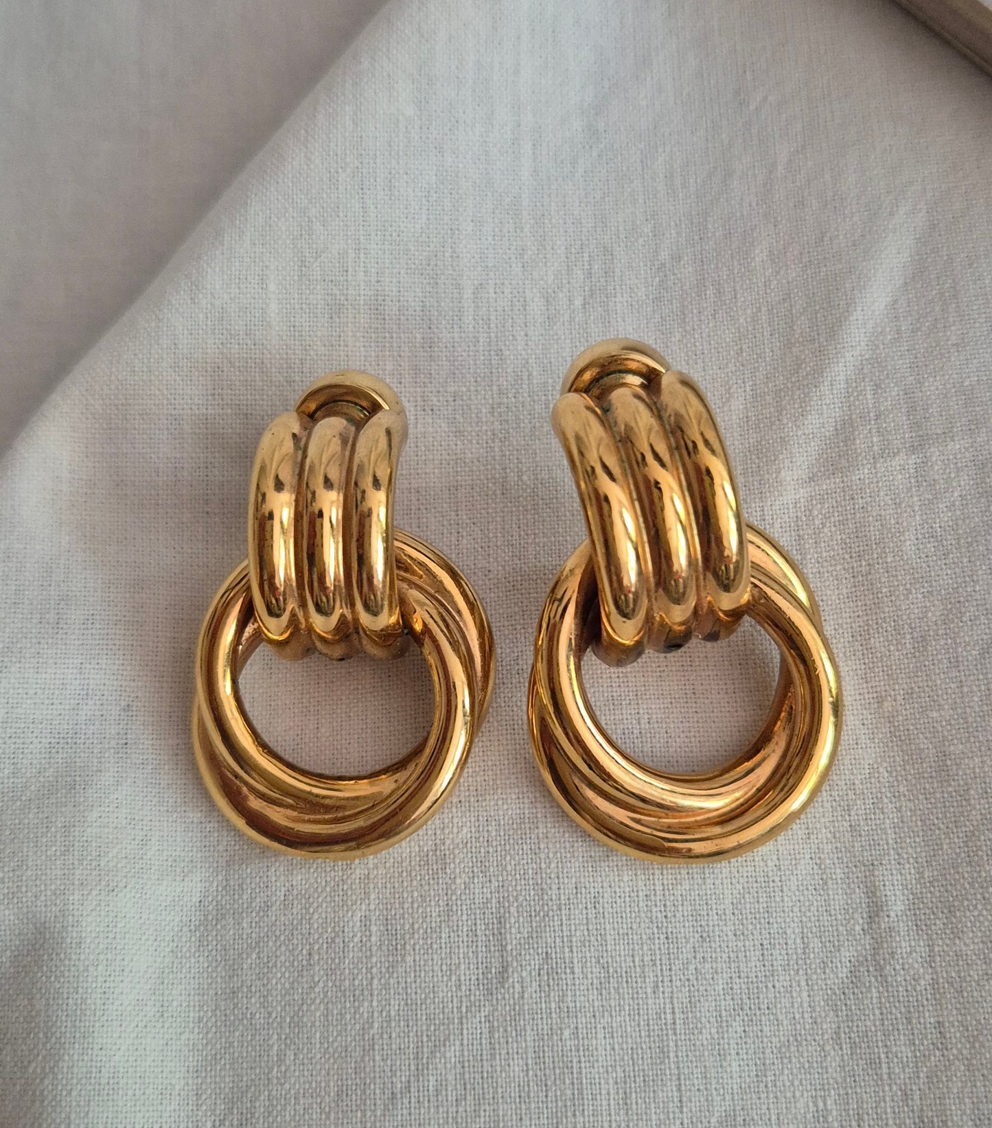 JW ANDERSON dizajnerske naušnice, pozlata 💛