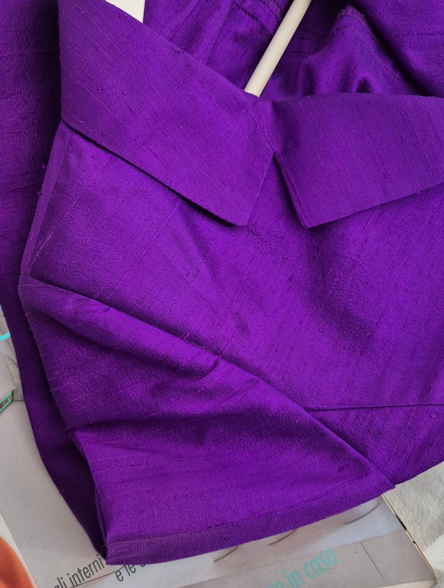 vintage top/jakna, šantung svila 💜
