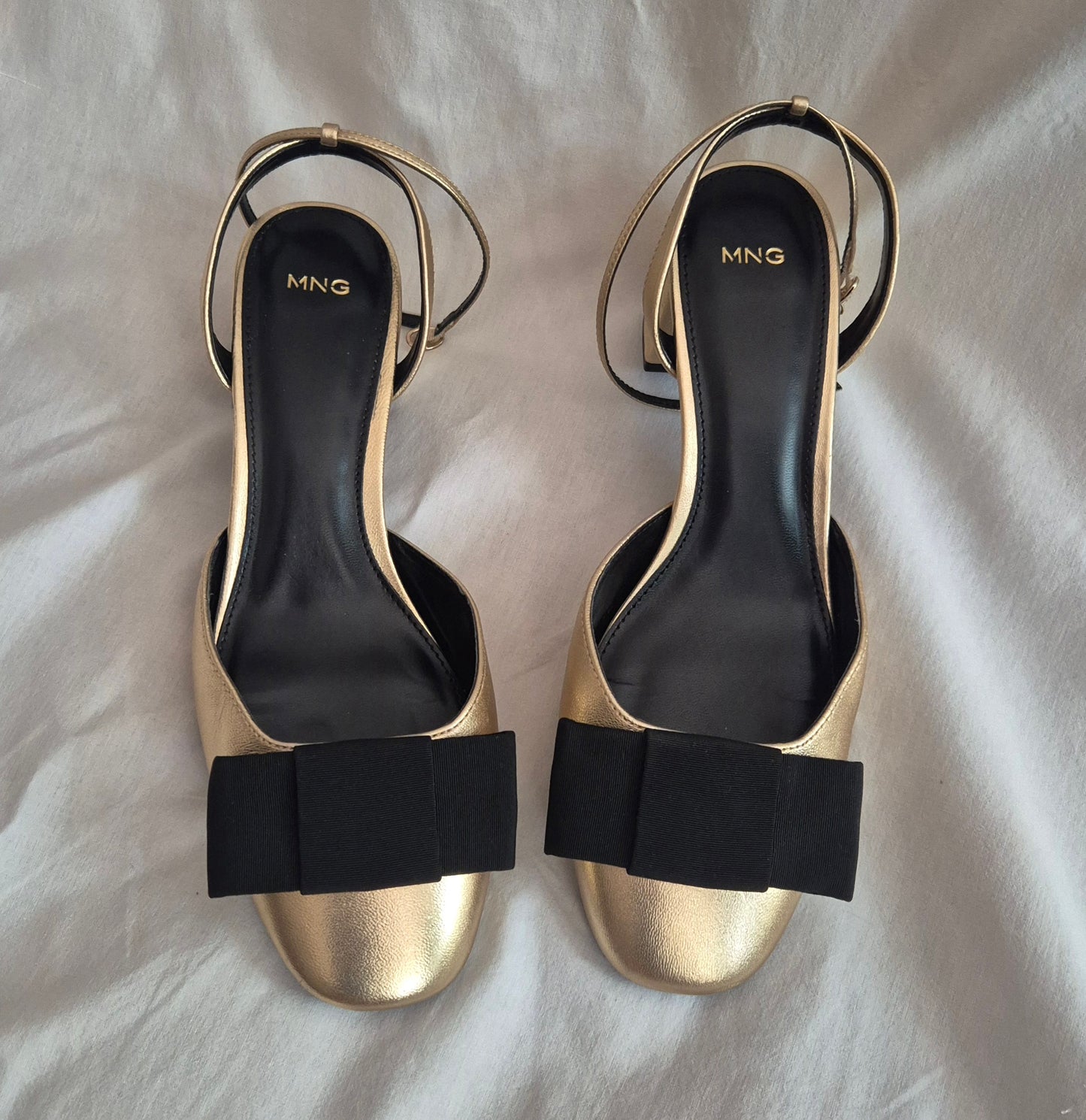MANGO slingback kožne cipelice, 39