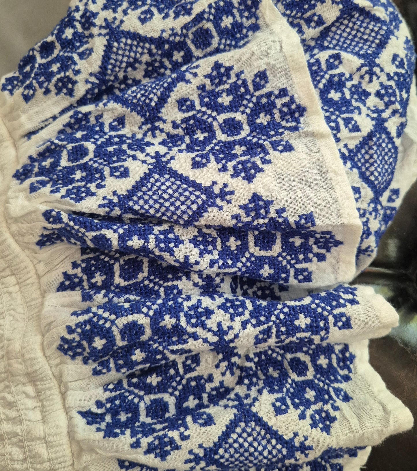 SUPERDRY haljina, pamuk s vezom