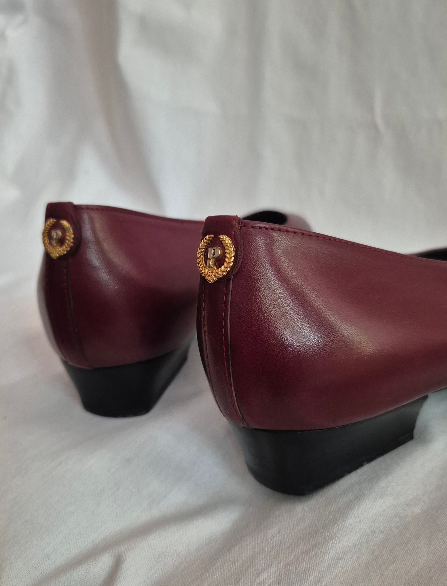 POLLINI burgundy cipele, koža 38.5