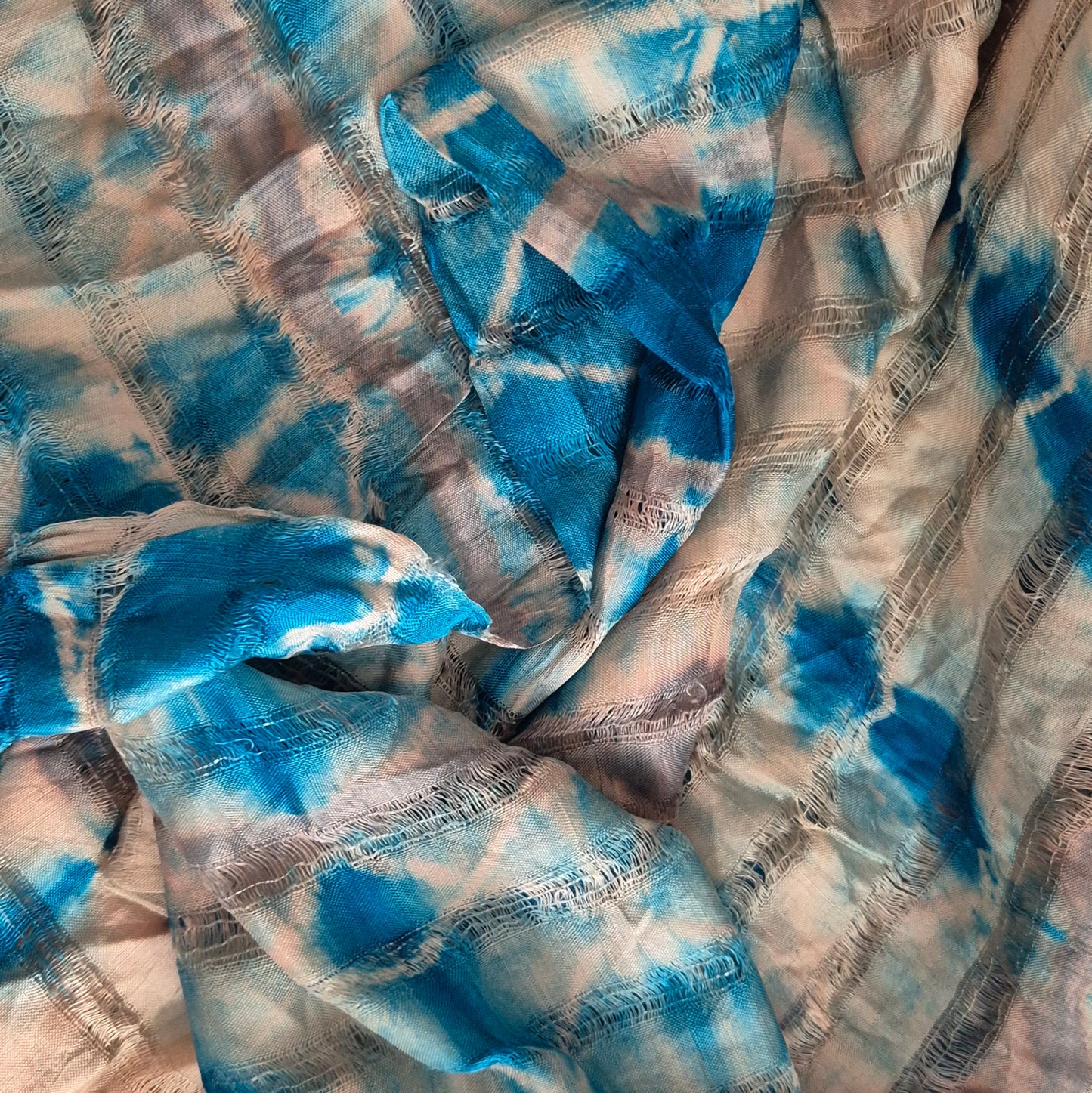 šal batik uzorka, svila